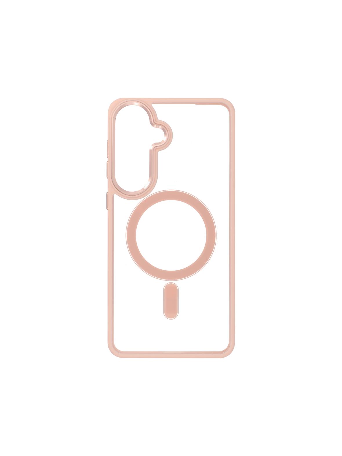 Futerał do Samsung S26 PLUS Color Edge Mag Cover zgodny z MagSafe różowy