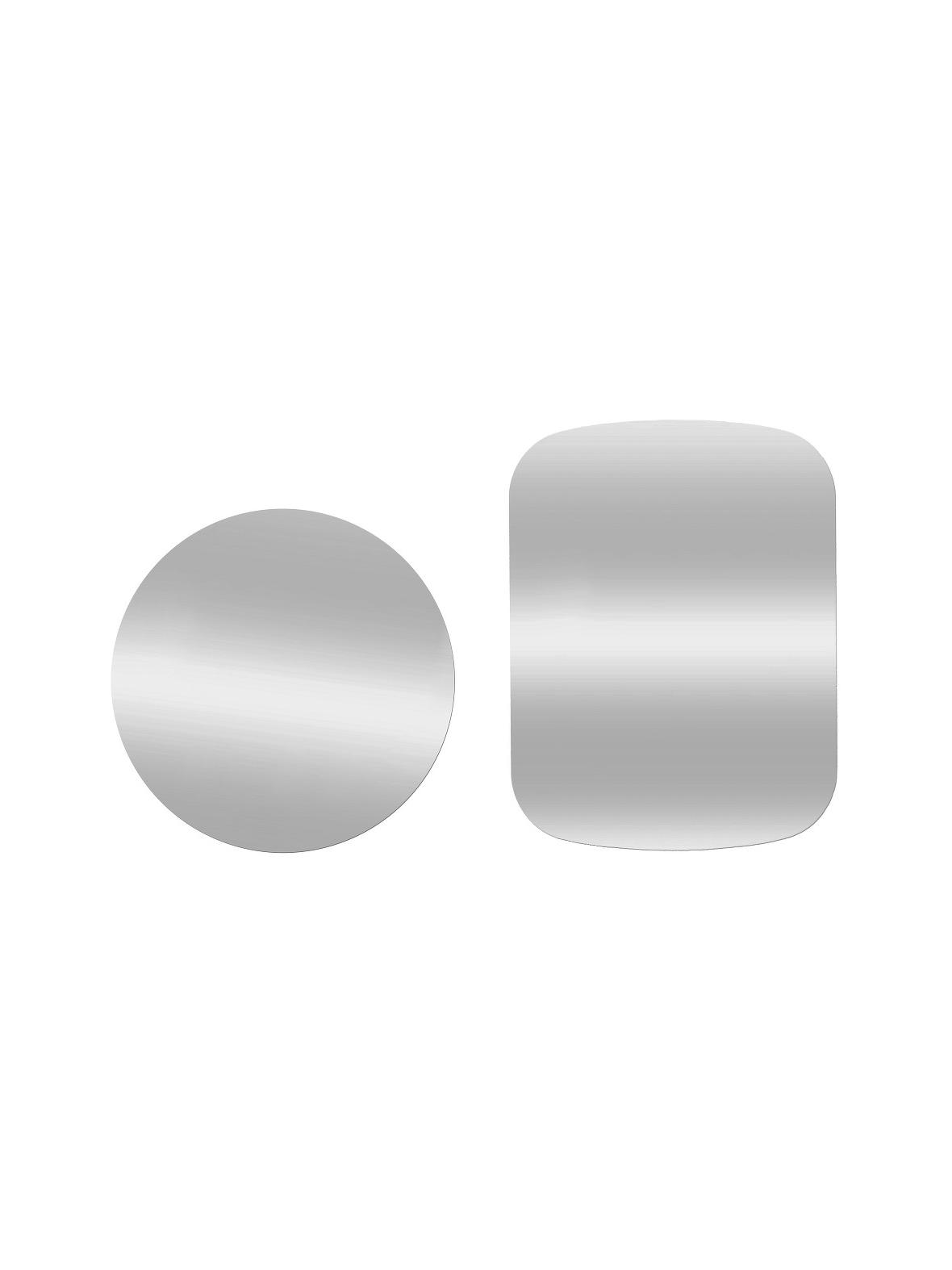 Blaszki do uchwytu magnetycznego srebrne