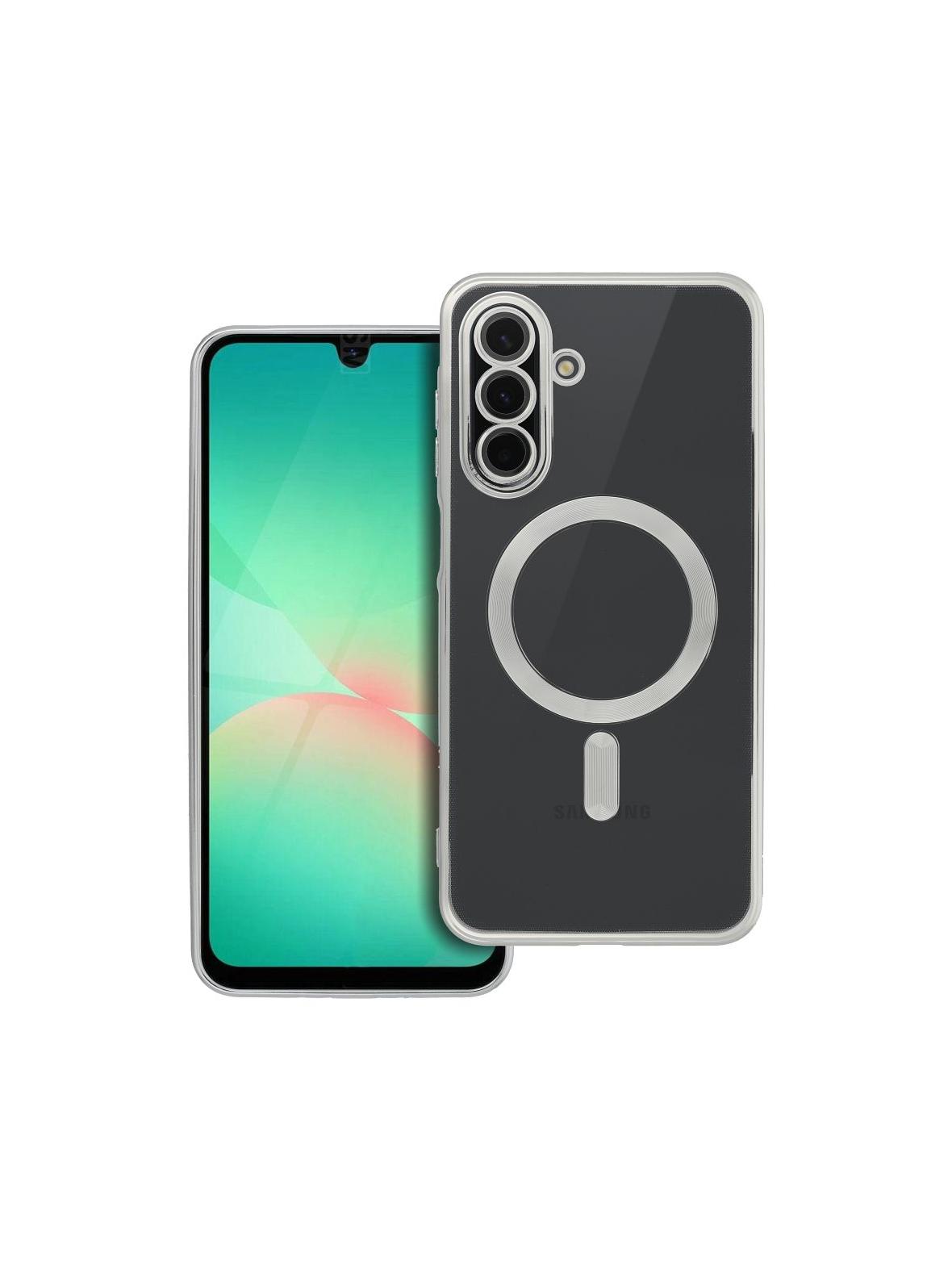 Futerał ELECTRO MAG COVER kompatybilny z MagSafe do SAMSUNG A26 srebrny