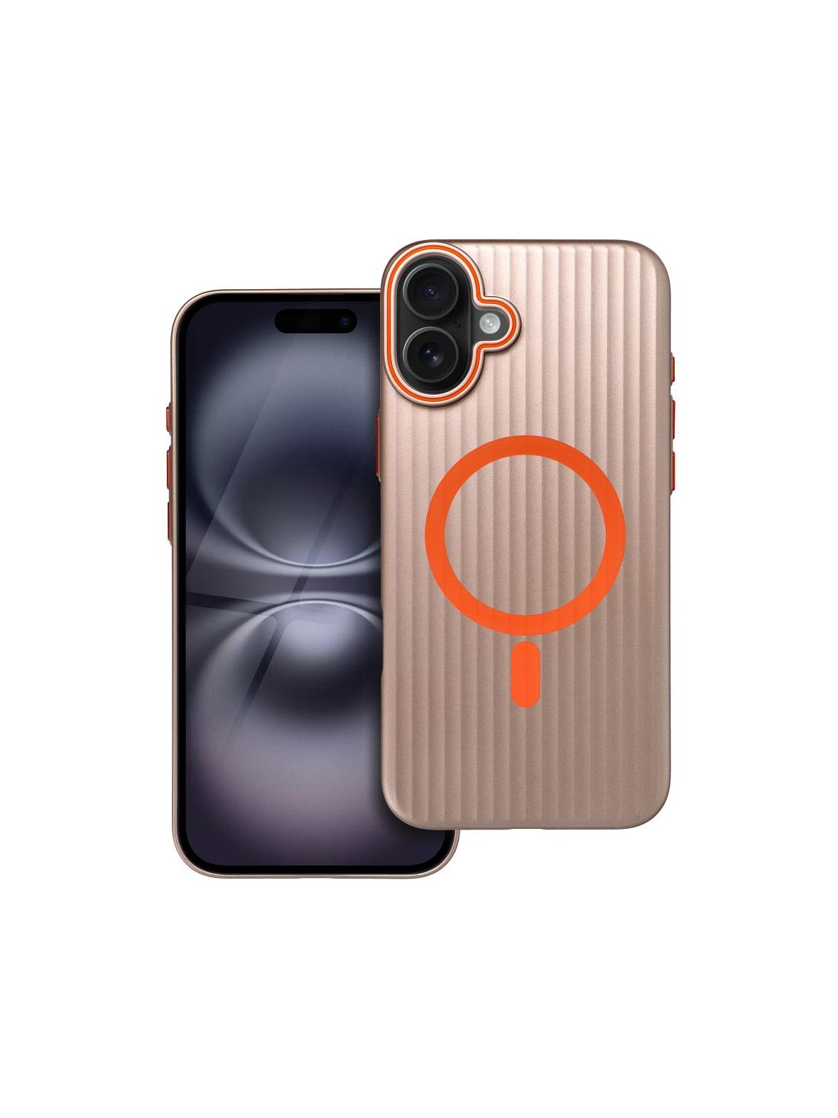 Futerał SIMPLY kompatybilny z MagSafe do IPHONE 16 Plus tytan pustynny