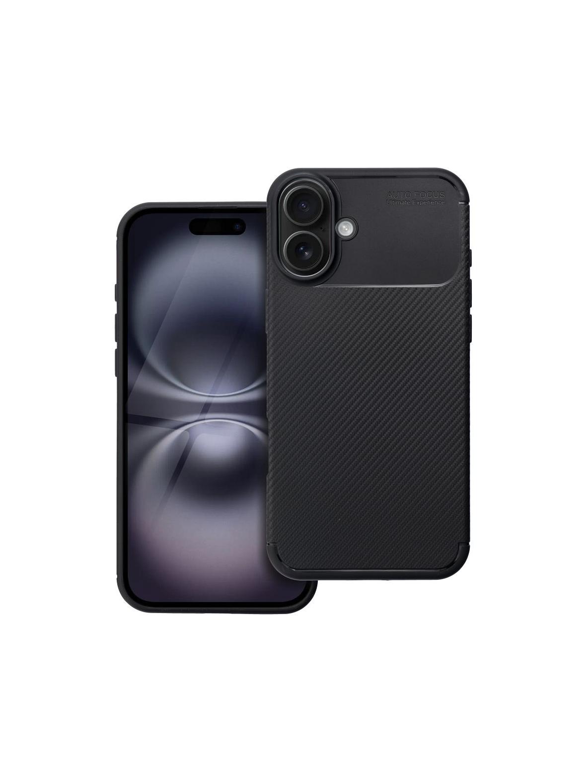Futerał CARBON PREMIUM do IPHONE 16 Plus czarny