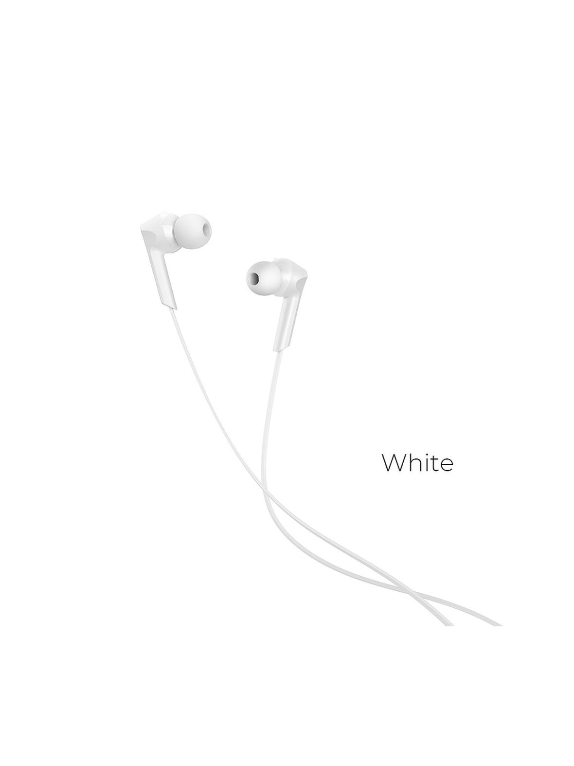 Słuchawki przewodowe douszne Jack 3,5 mm Hoco M72 białe