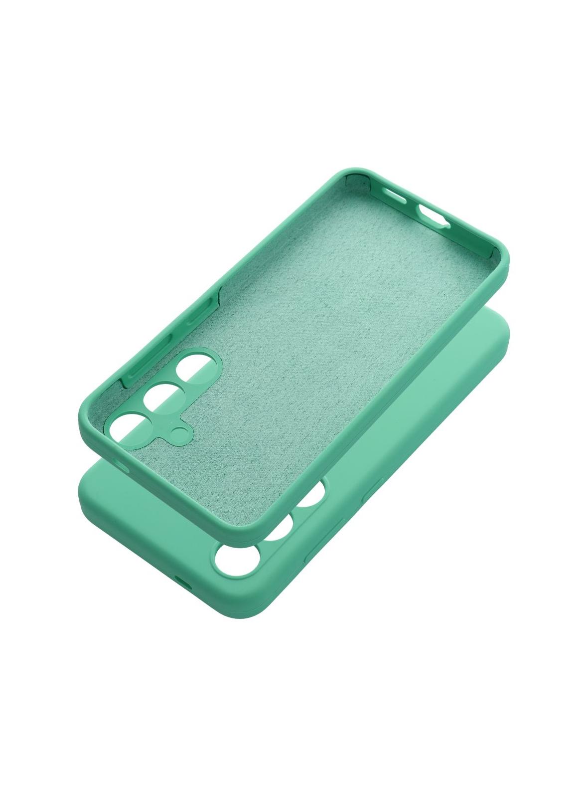 Futerał SILICONE 2mm do SAMSUNG S25 FE miętowy