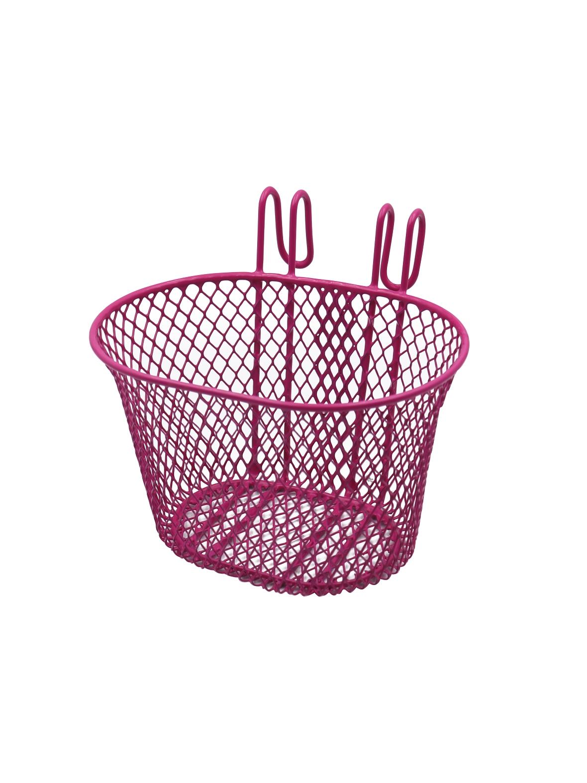 Kosz rowerowy przedni FSBKT-059T różowy