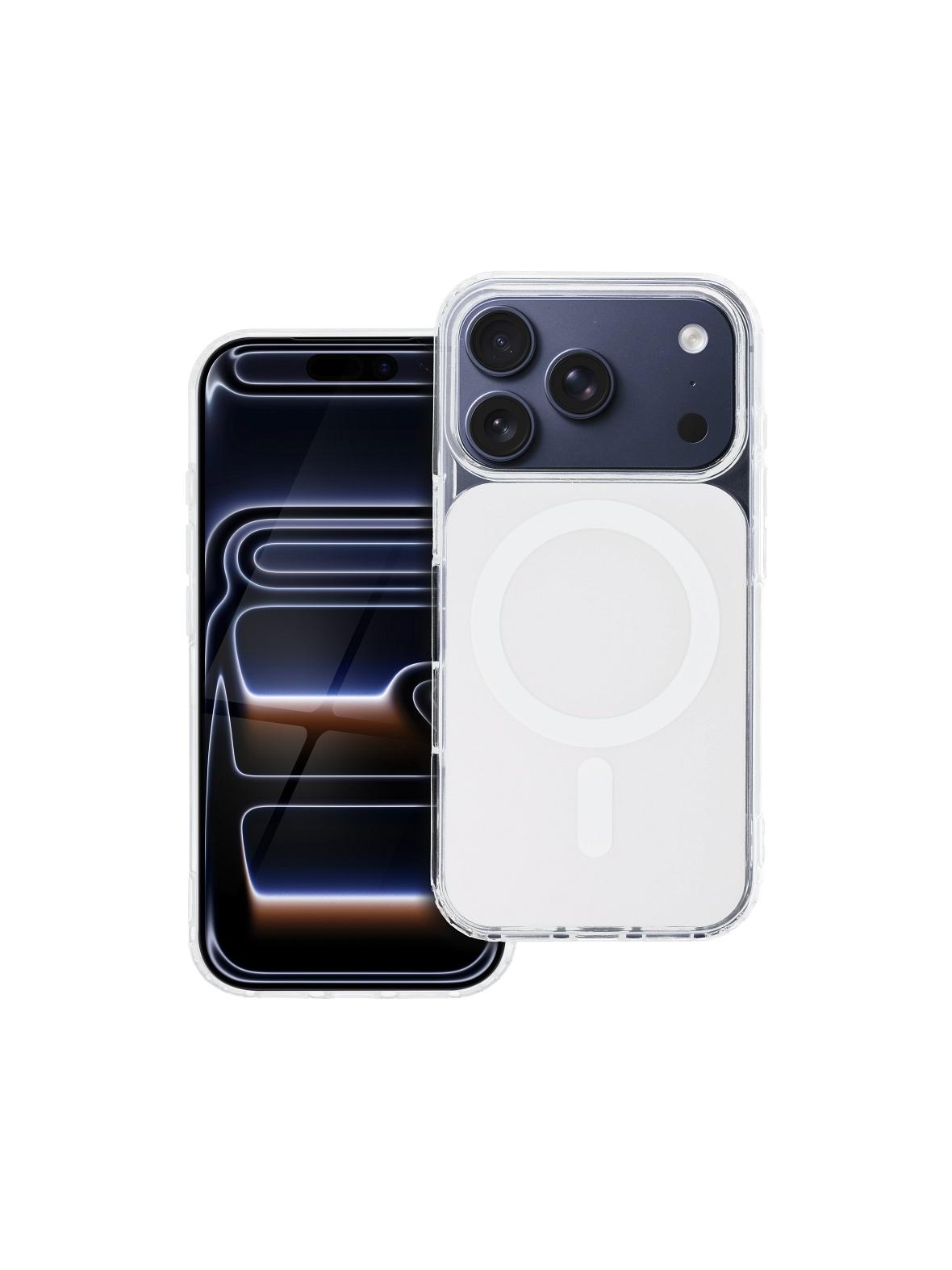 Futerał do Samsung A57 Clear Fusion Mag Cover zgodny z MagSafe biały