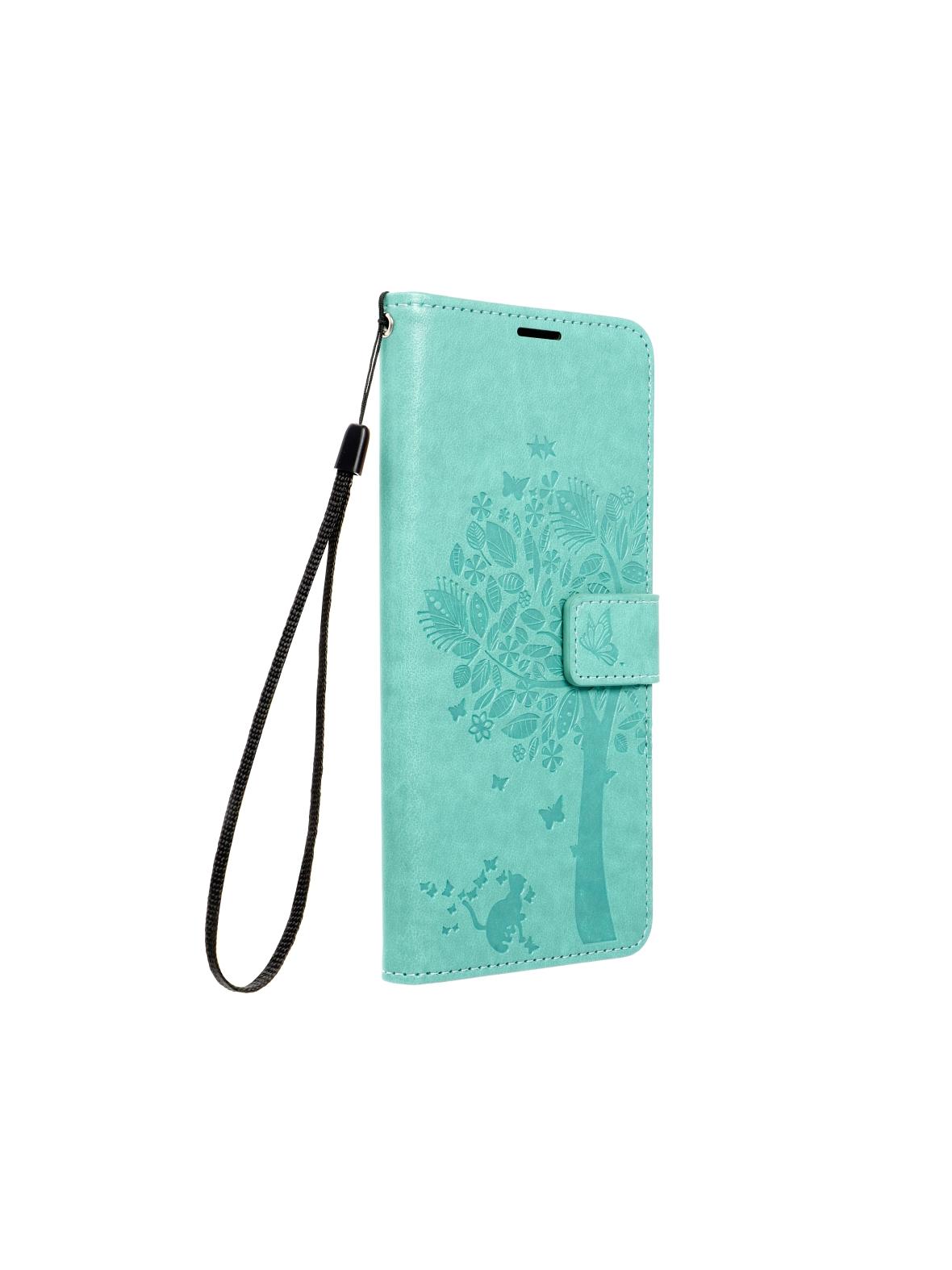 Kabura MEZZO Book do MOTOROLA G56 drzewo zielony