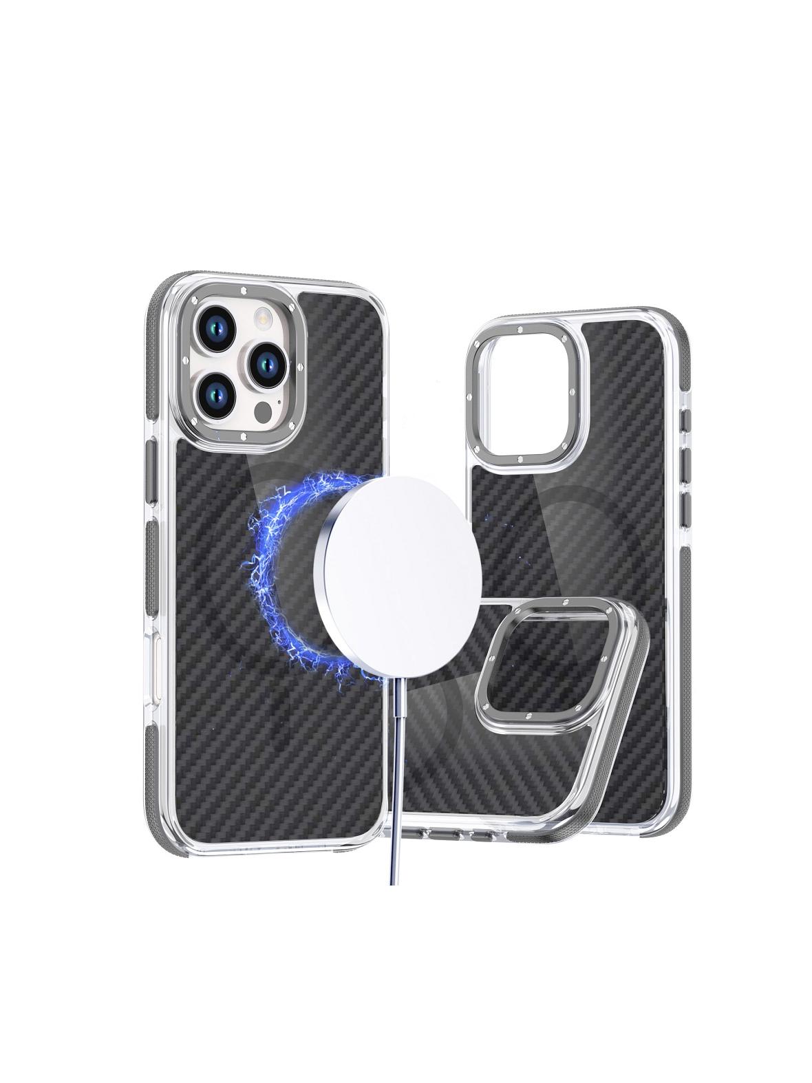 Futerał FIBER kompatybilny z MagSafe do XIAOMI Redmi A5 ( 171,80 x 77,80 x 8,40 ) szary