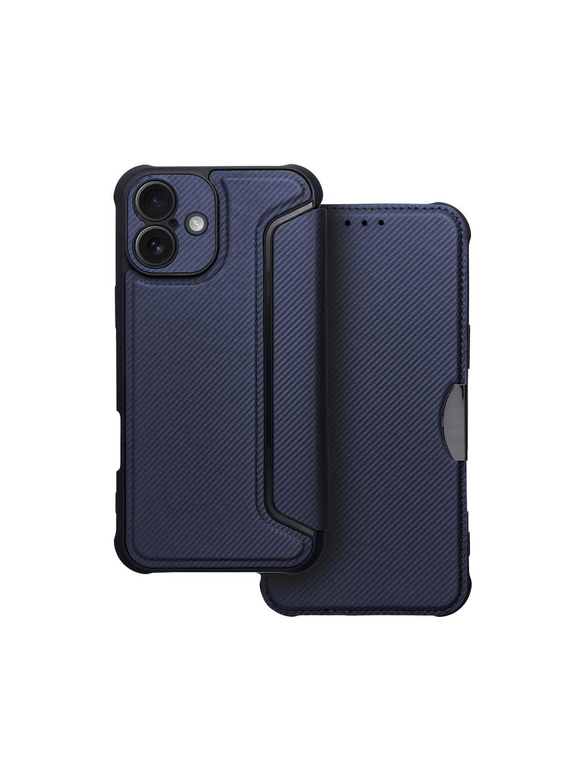 Kabura RAZOR Book do IPHONE 16 Plus niebieski