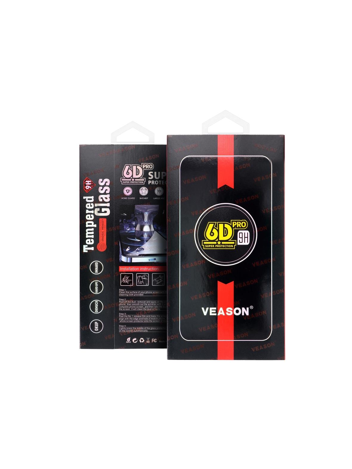 Szkło Hartowane 6D Pro Veason Glass - do Samsung Galaxy S24 Plus czarny