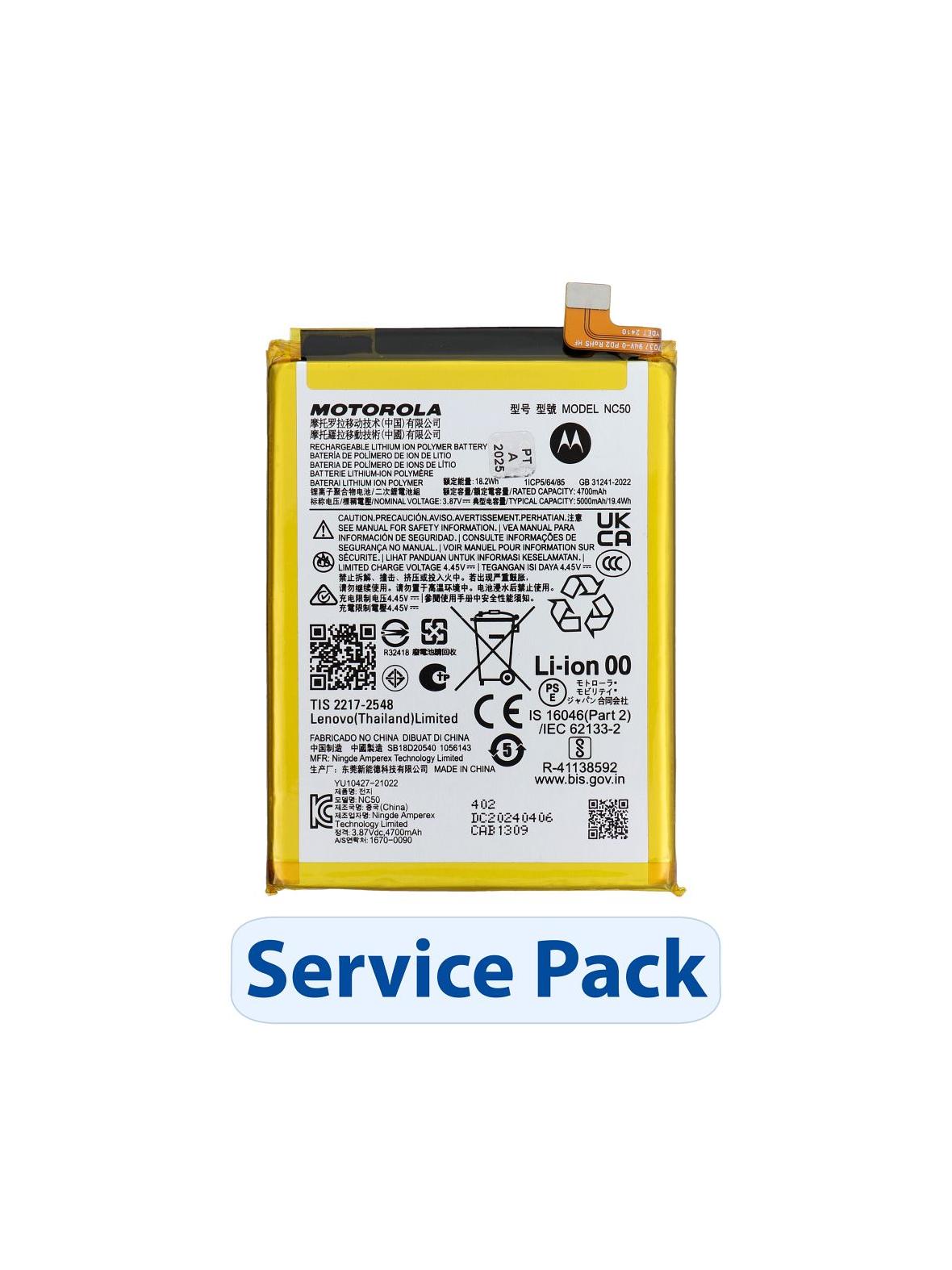 ServicePack Bateria SB18D20540 do Motorola Moto G32/G41