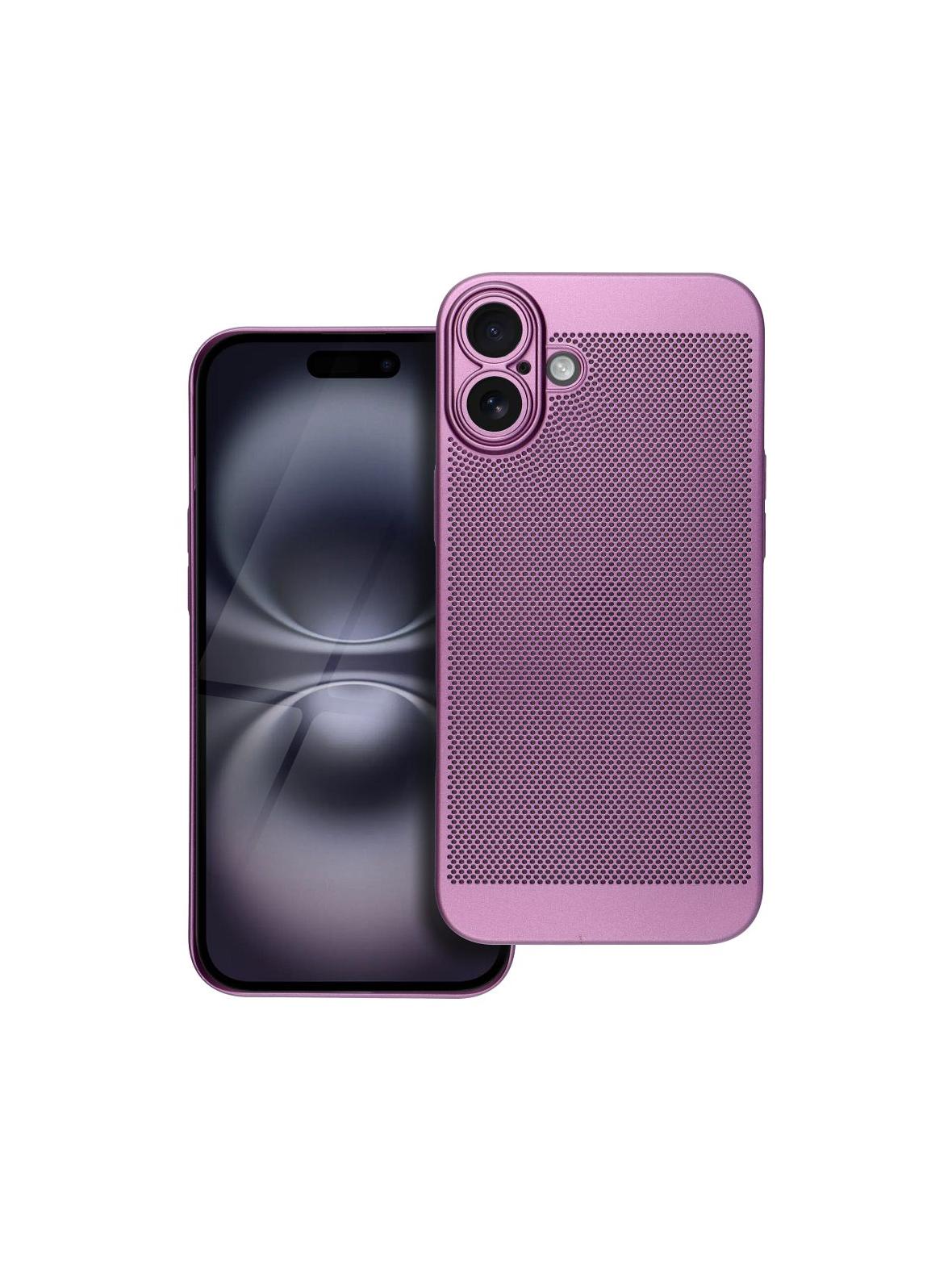 Futerał BREEZY do IPHONE 16 Plus fioletowy