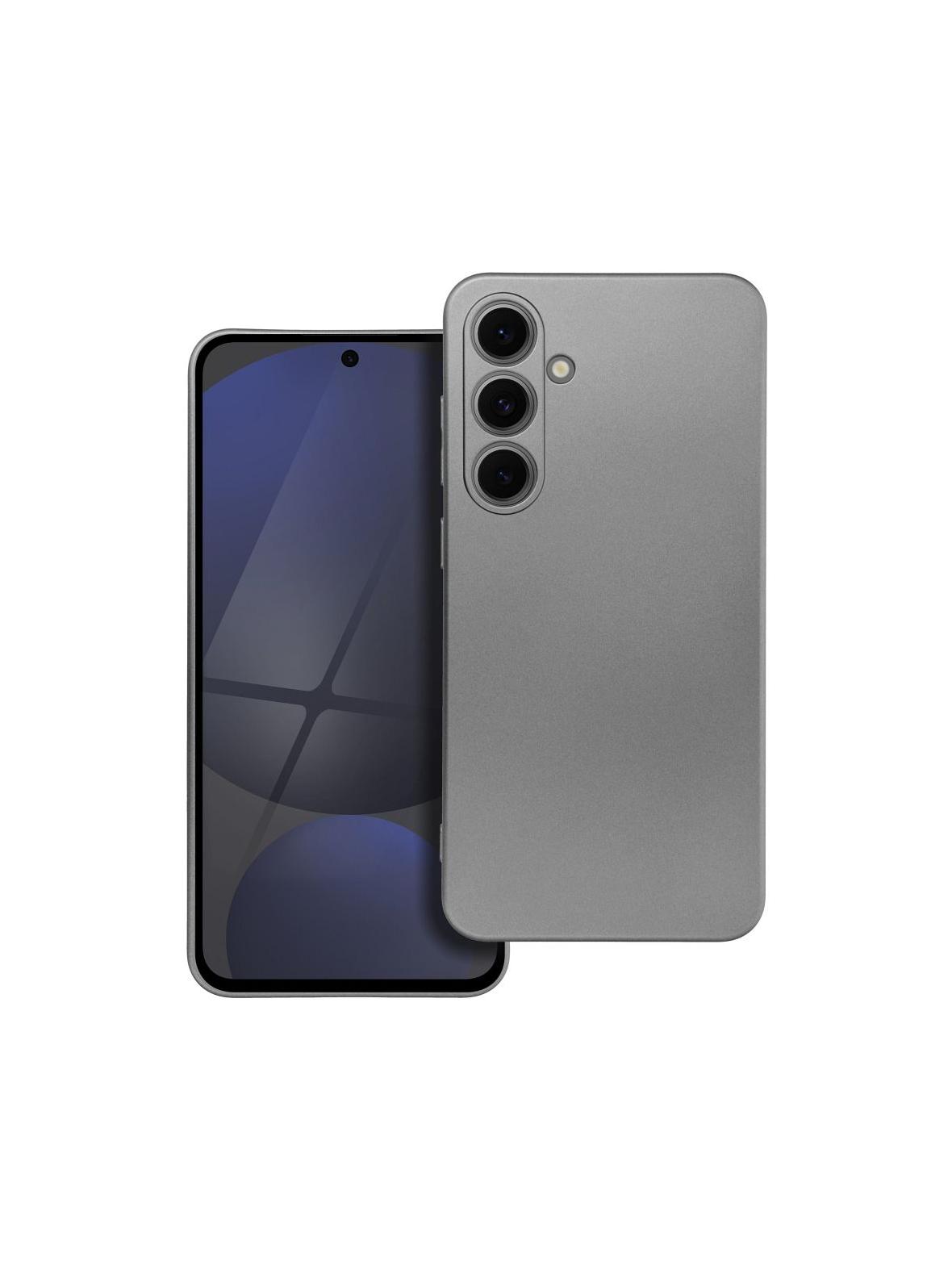 Futerał METALLIC do SAMSUNG S24 FE szary