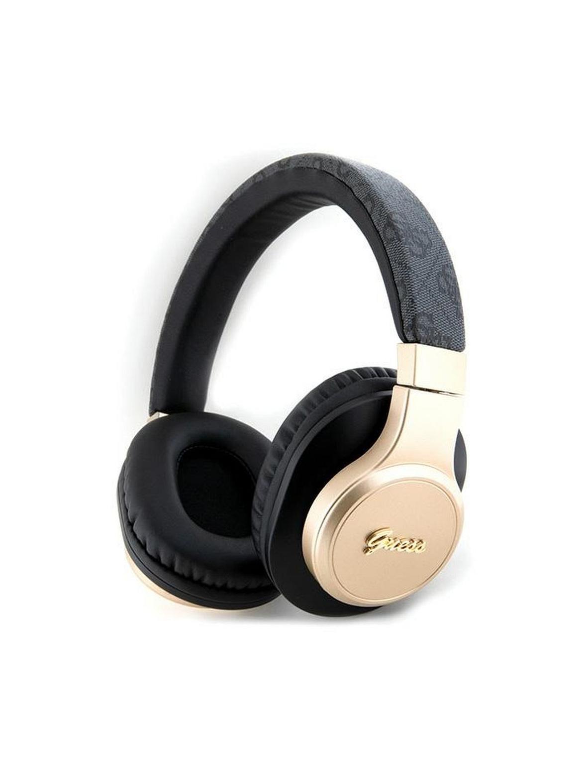GUESS słuchawki bezprzewodowe bluetooth nauszne GUBH604GEMK (4G Script) czarne