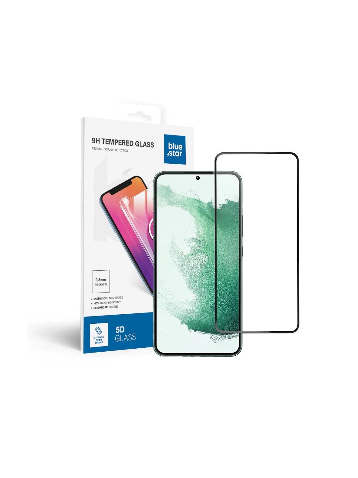 Szkło hartowane do Samsung Galaxy S23 PLUS (full glue / case friendly) Blue Star 5D czarne