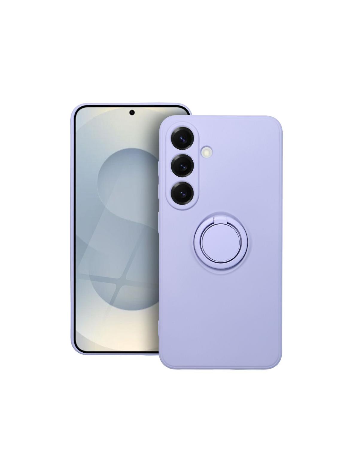 Futerał SILICONE RING do SAMSUNG S25 fioletowy