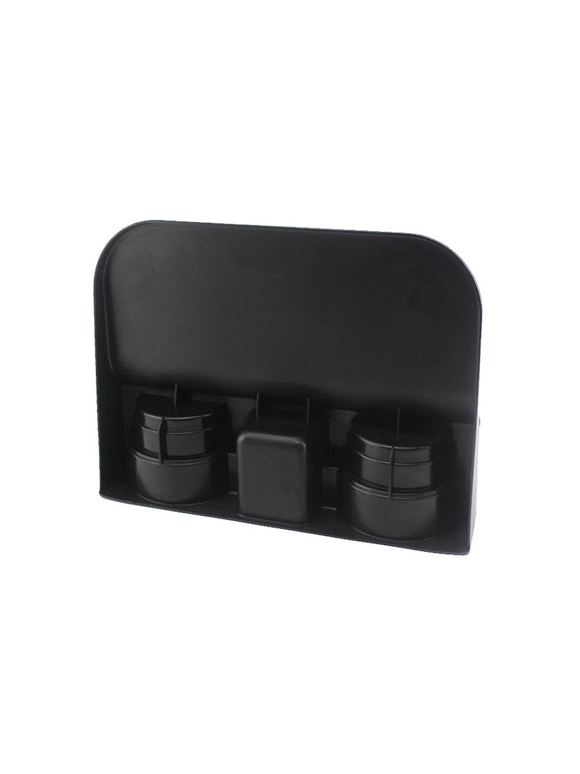 Uchwyt na kubki potrójny czarny