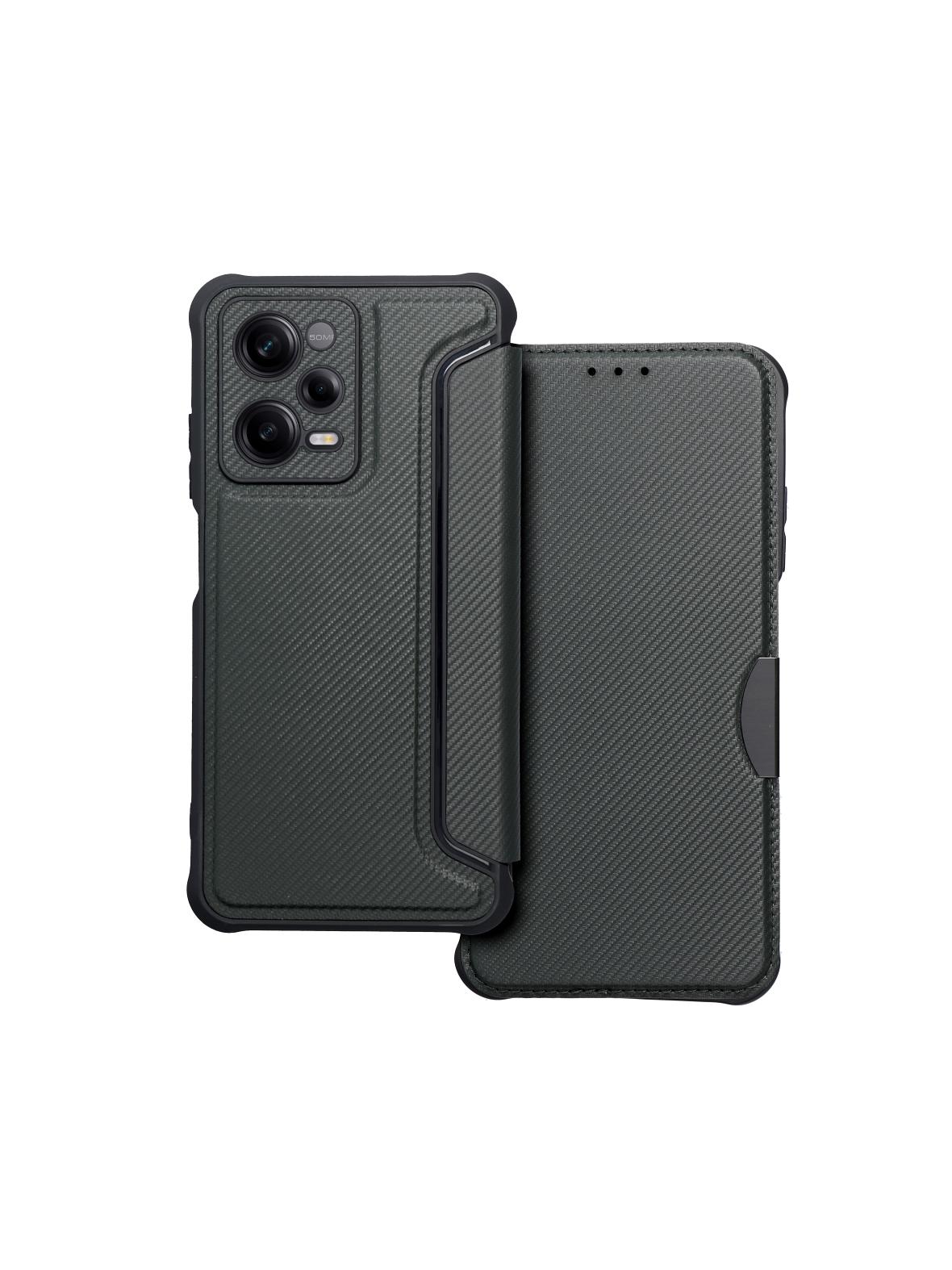 Kabura RAZOR Book do XIAOMI Redmi Note 12 Pro 5G ciemnozielony