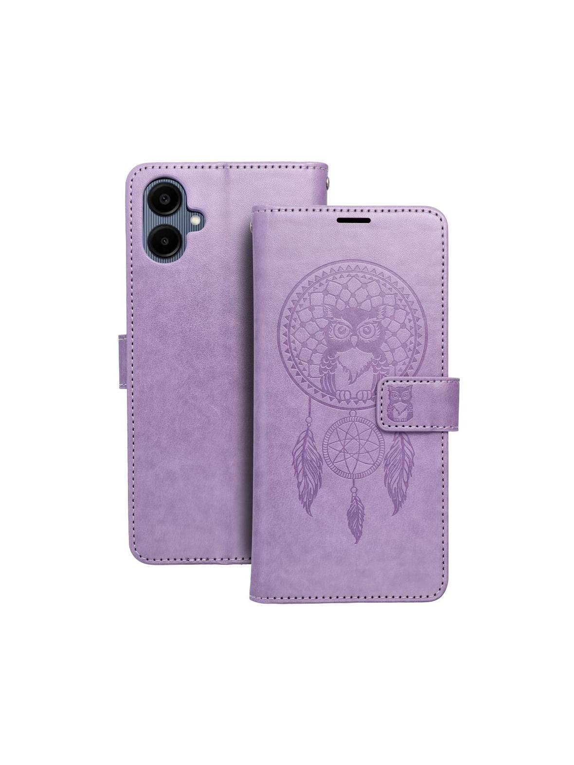 Kabura MEZZO Book do SAMSUNG A06 łapacz snów fioletowy