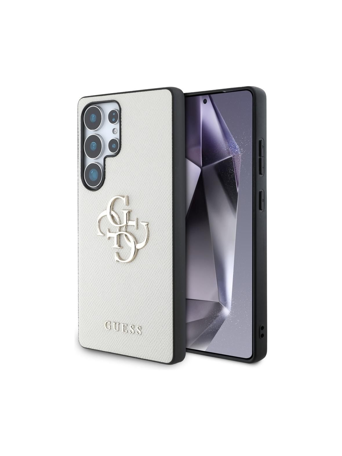 GUESS futerał do SAMSUNG S25 Ultra GUHCS25LPGT4MBE (PU Grained Big 4G and Classic Logo) beżowy