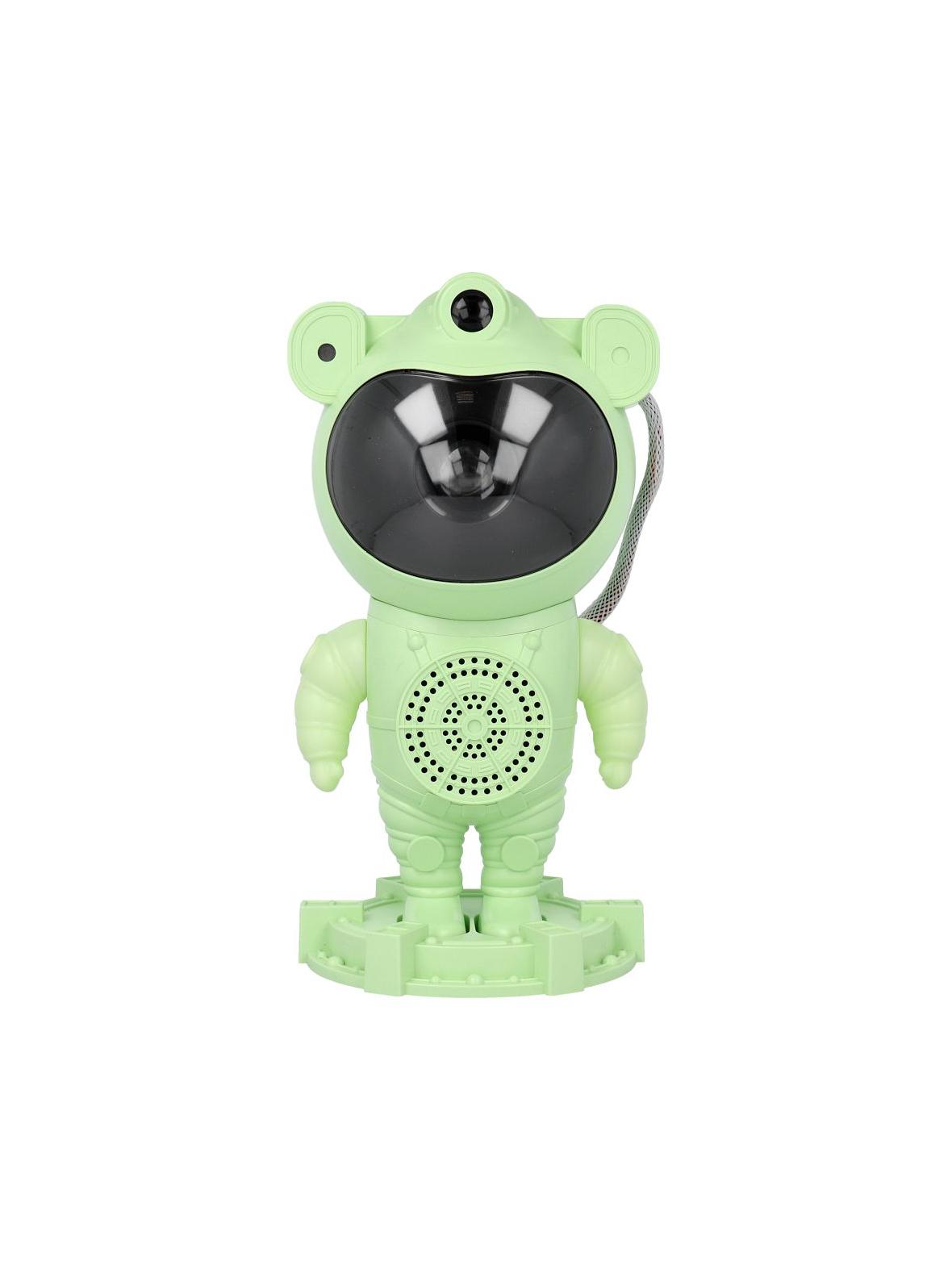 Projektor gwiazd astronauta z głośnikiem bluetooth X2502 zielony