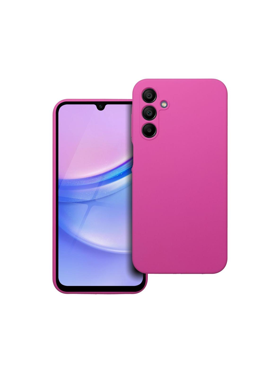 Futerał SILICONE 2mm do SAMSUNG A15 5G / A15 4G róż