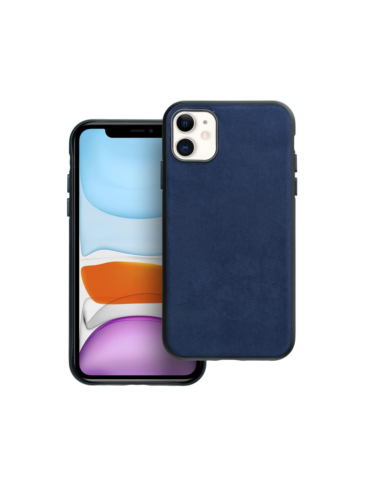 Futerał WOVEN MAG COVER kompatybilny z MagSafe do IPHONE 11 niebieski