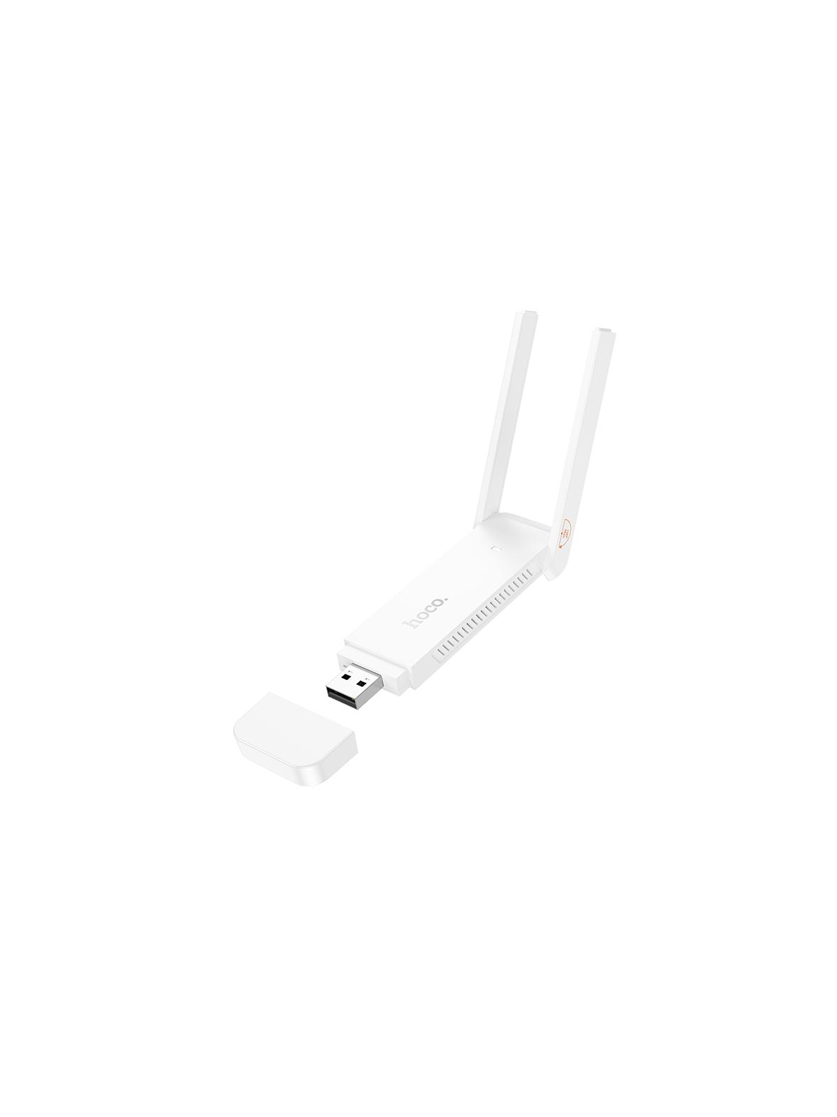 Router bezprzewodowy przenośny USB A Hoco WiFi HI40 biały