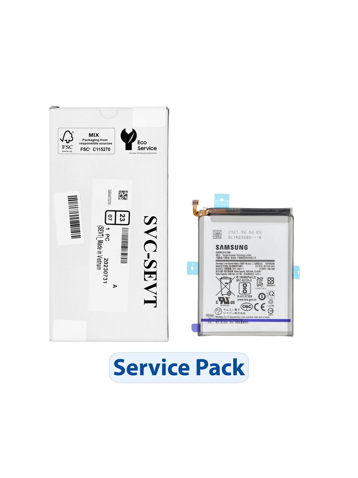 ServicePack Bateria EB-BM207ABY do SAMSUNG M21 M30 M30S M31 GH82-22406A