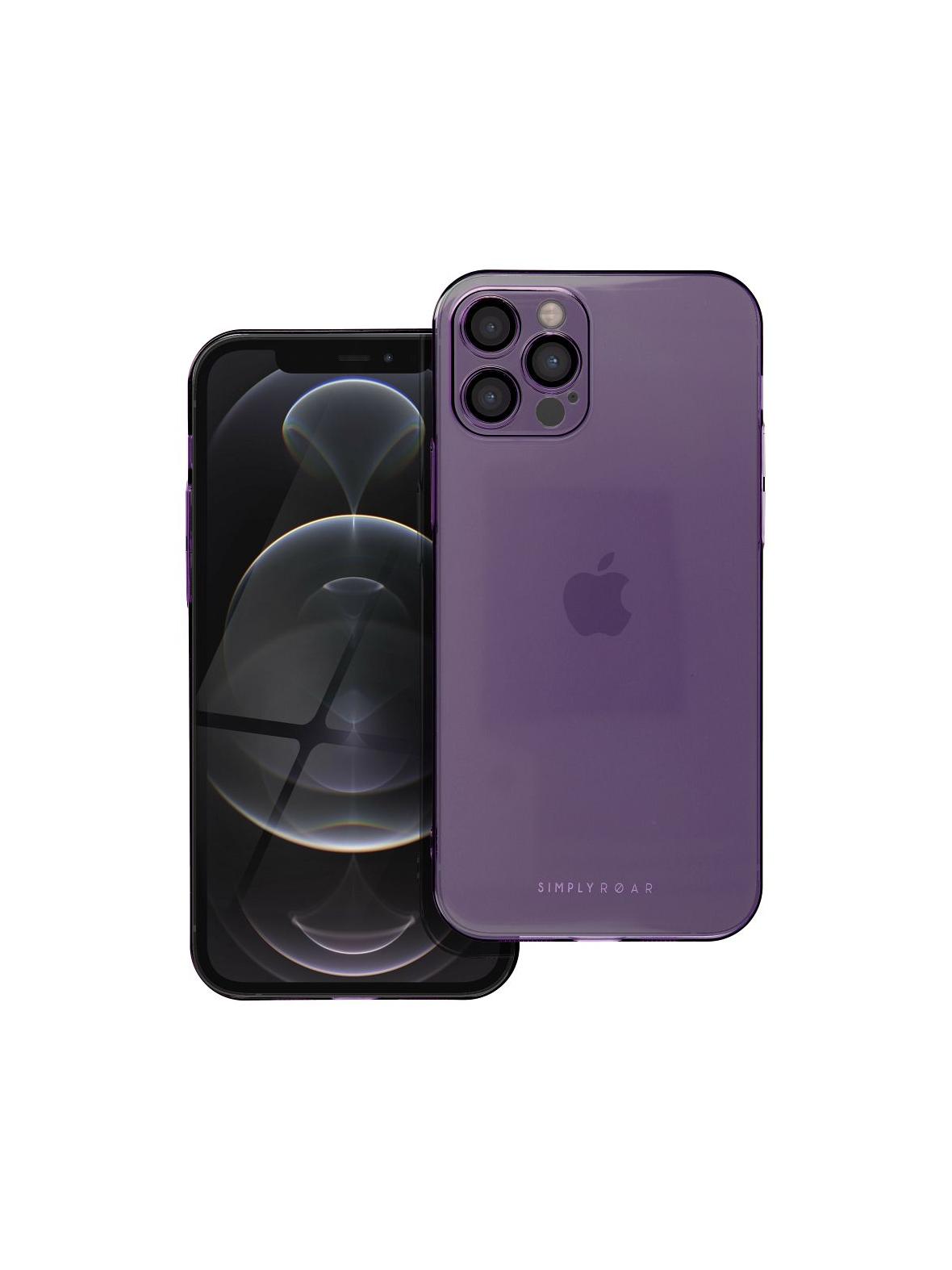 ROAR futerał PURE SIMPLE FIT do IPHONE 12 Pro Fioletowy