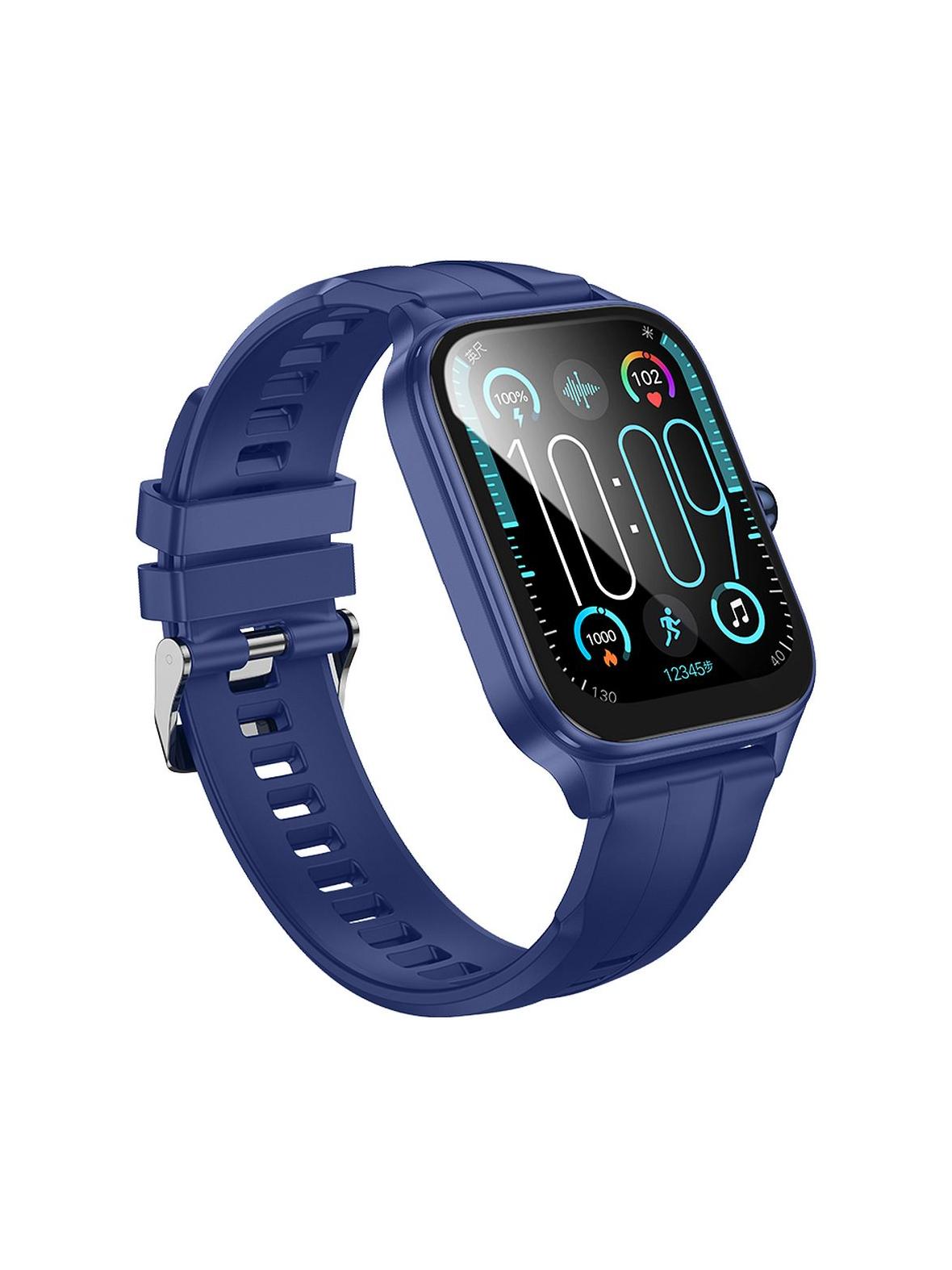 Smartwatch Hoco 1,95" TFT IPX4 z funkcją rozmowy Y27 niebieski