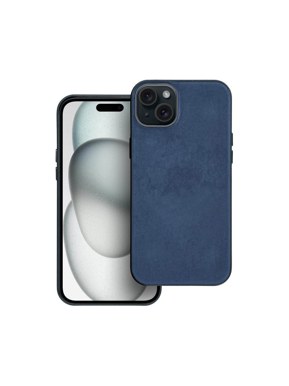 Futerał WOVEN MAG COVER kompatybilny z MagSafe do IPHONE 15 Plus niebieski