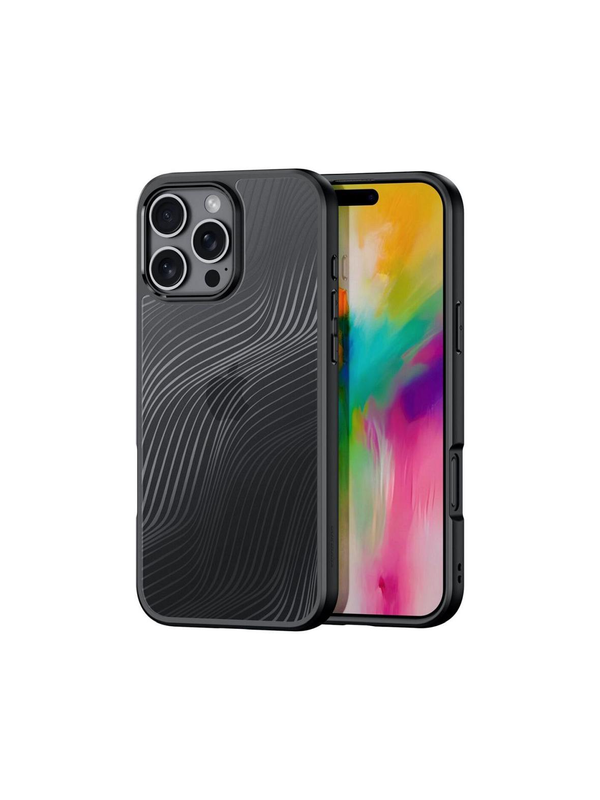 DUX DUCIS futerał AIMO MAG kompatybilny z MagSafe do IPHONE 16 Pro Max czarny