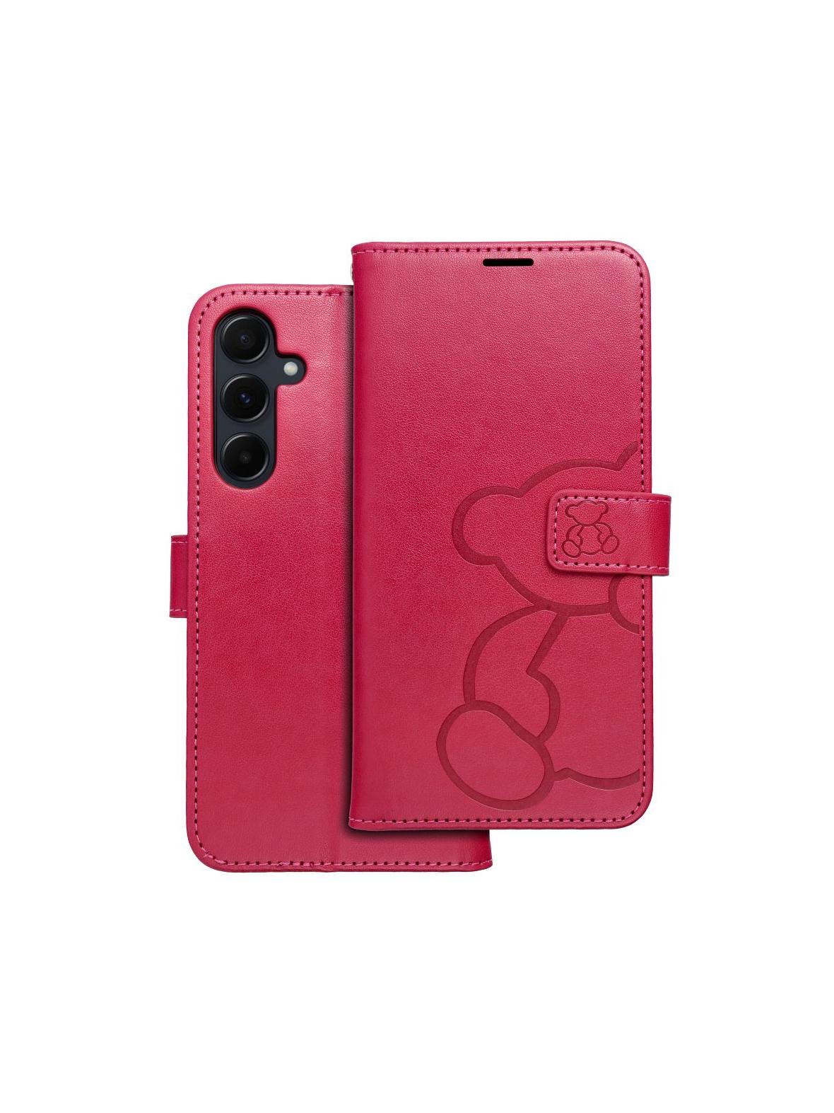 Kabura MEZZO Book do SAMSUNG A55 5G teddy bear magenta