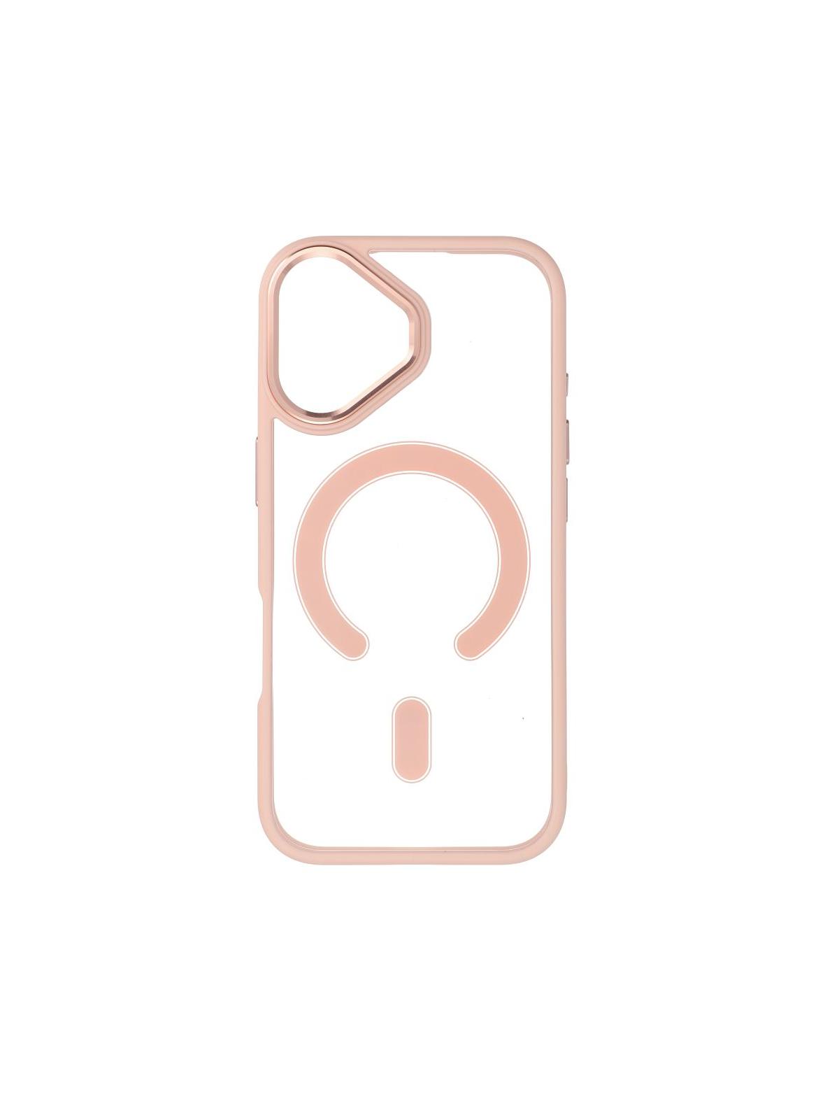 Futerał COLOR EDGE MAG COVER kompatybilny z MagSafe do IPHONE 17 różowy