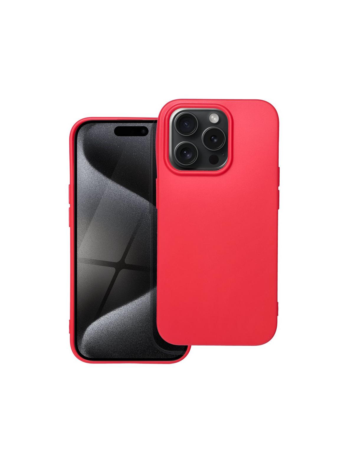 Futerał SOFT do IPHONE 15 Pro czerwony