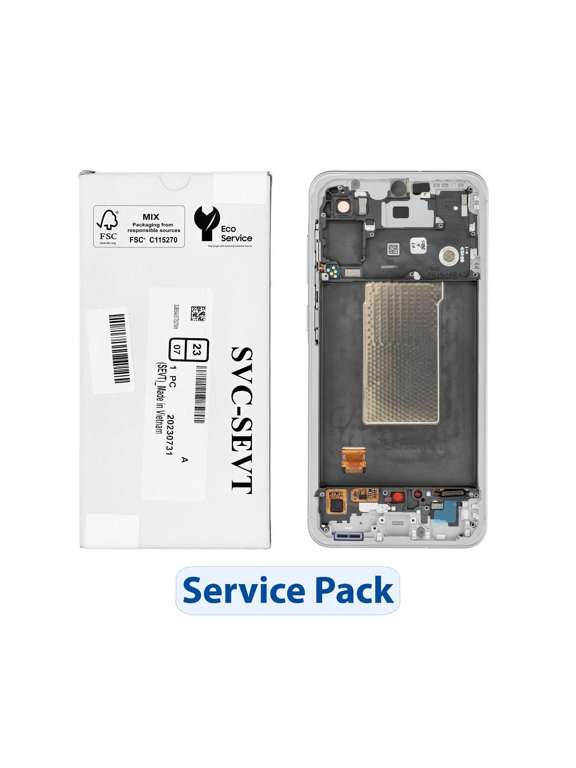 ServicePack Wyświetlacz LCD do SAMSUNG A56 5G A566B Gray GH82-36829B