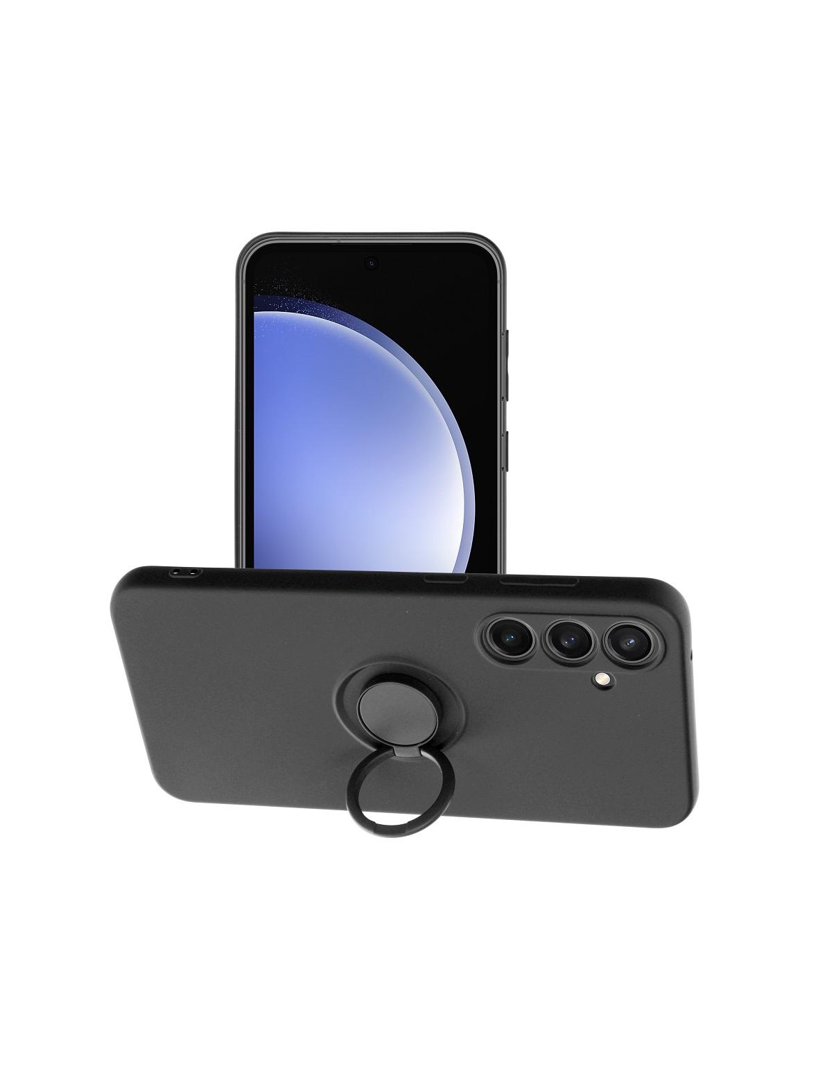 Futerał SILICONE RING do SAMSUNG S23 FE czarny