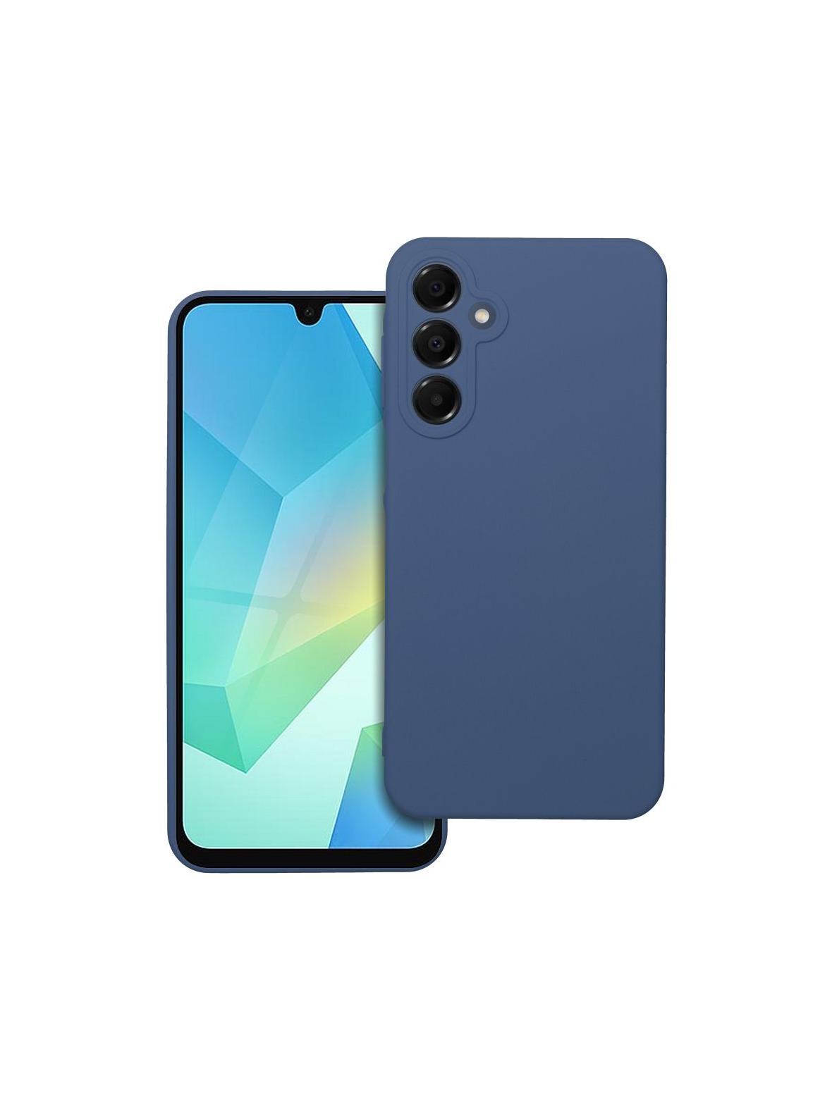 Futerał SILICONE do SAMSUNG A16 5G / A16 4G niebieski