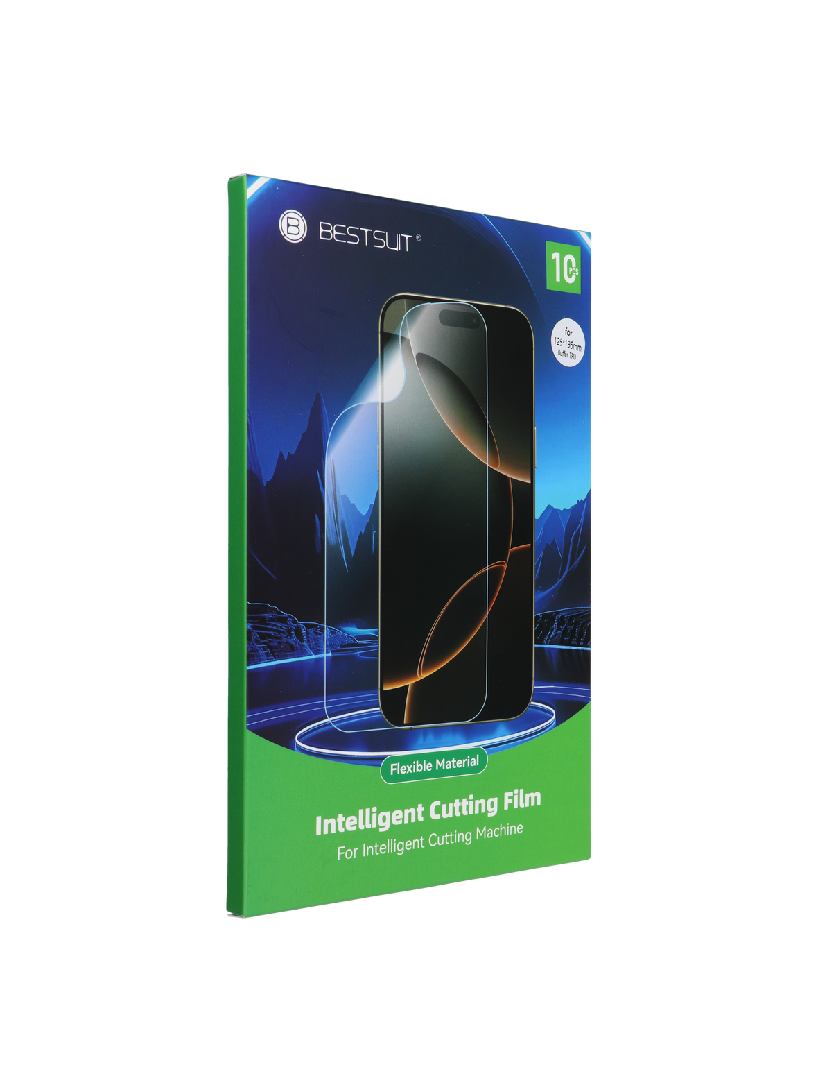 Folia do cięcia do plotera Bestsuit AF Flexible Auto-Repair 0,175mm 196 x 125 mm 10 sztuk transparentna