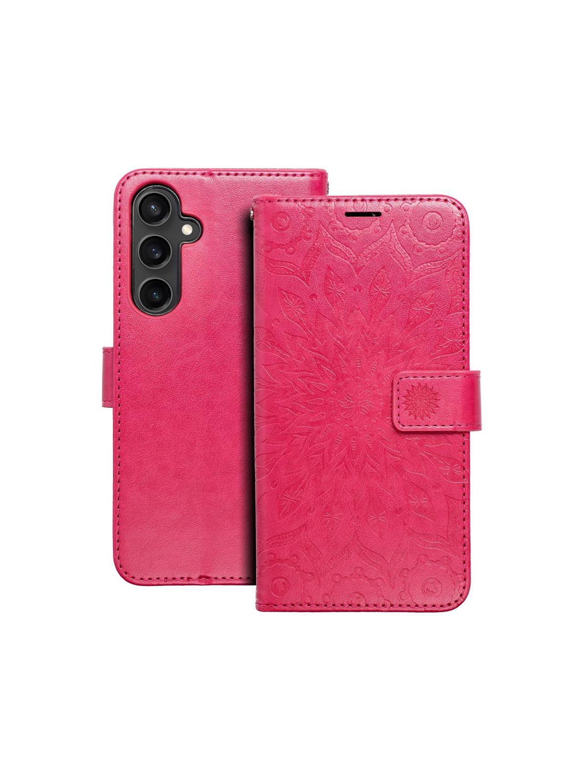 Kabura MEZZO Book do SAMSUNG S23 FE mandala magenta
