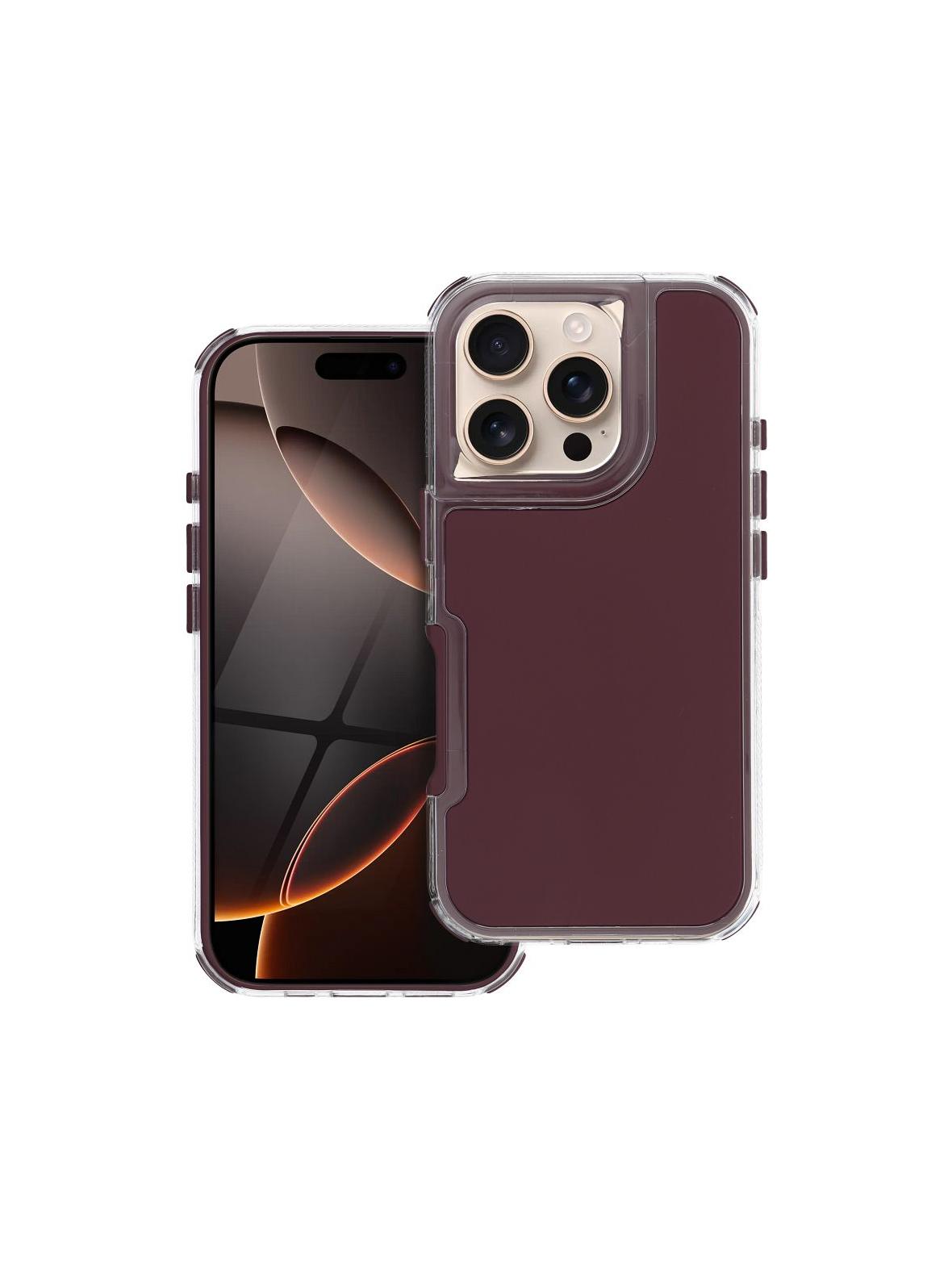 Futerał MATRIX do IPHONE 16 Pro purpurowy