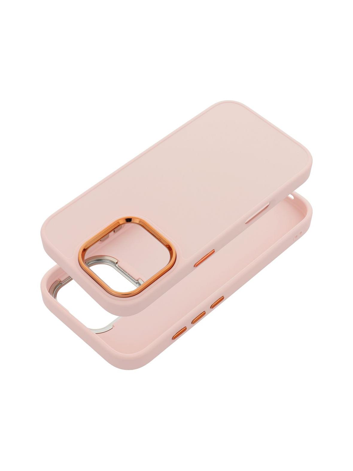 Futerał FRAME do IPHONE 17 Pro pudrowy róż