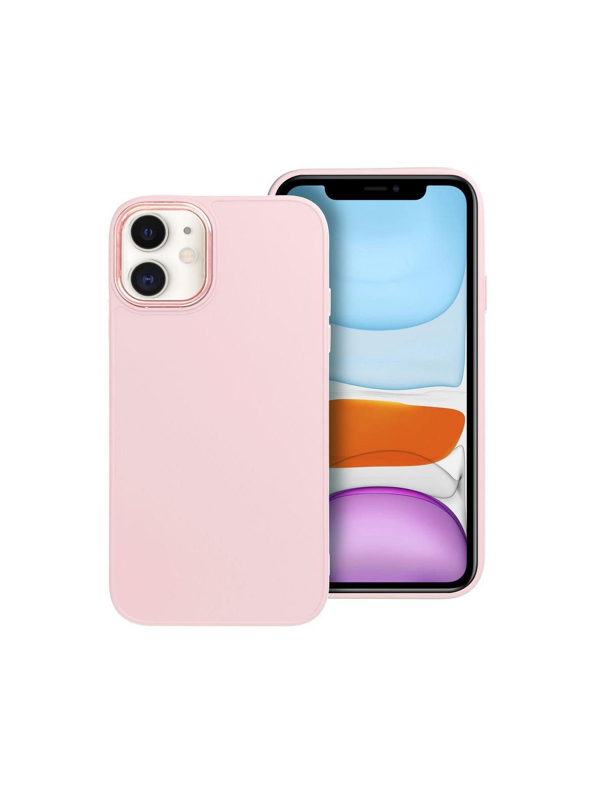 Futerał FRAME do IPHONE 11 pudrowy róż