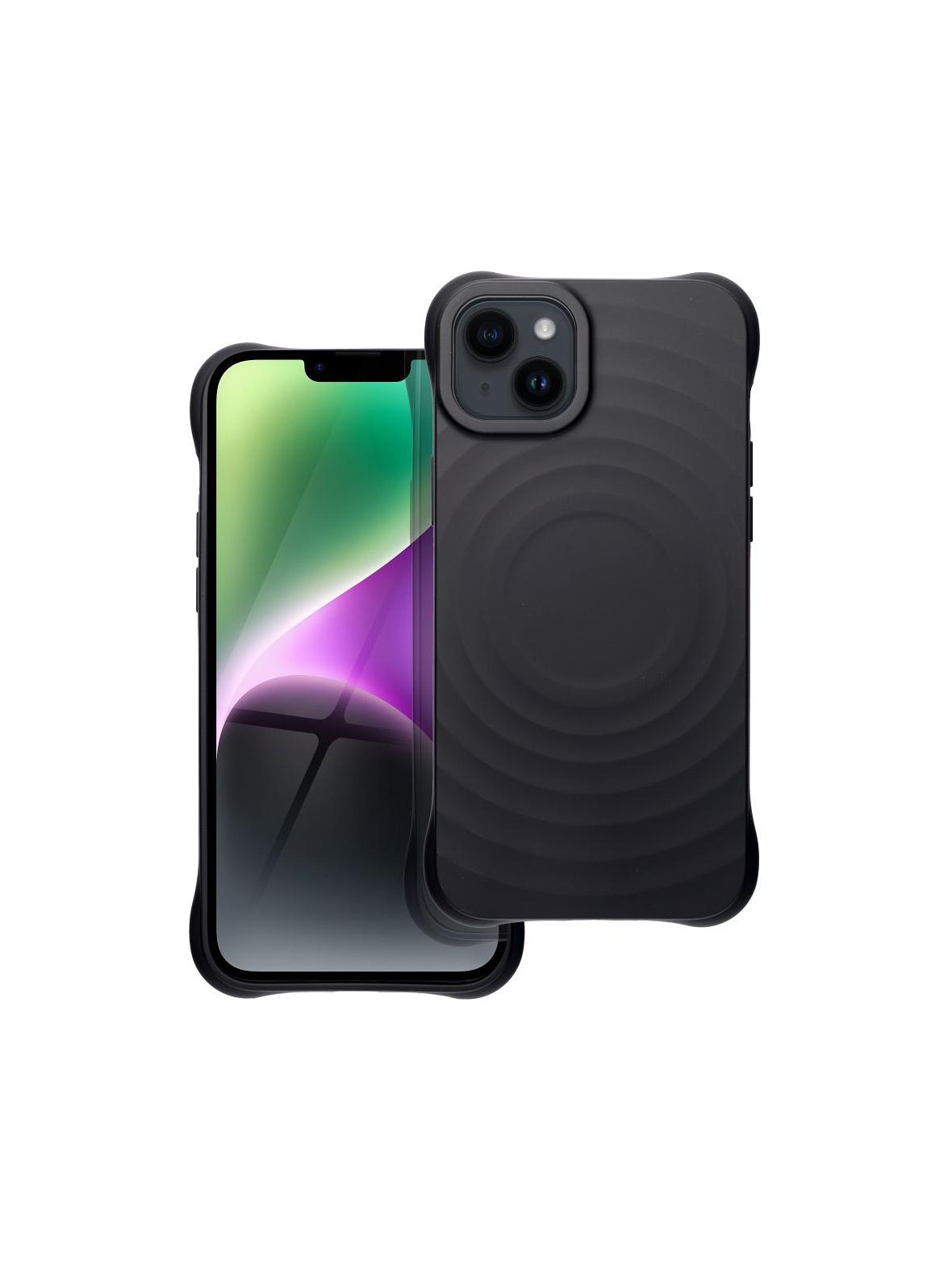 Silicone Zephyr Mag Cover kompatybilny z MagSafe do IPHONE 14 PLUS czarny