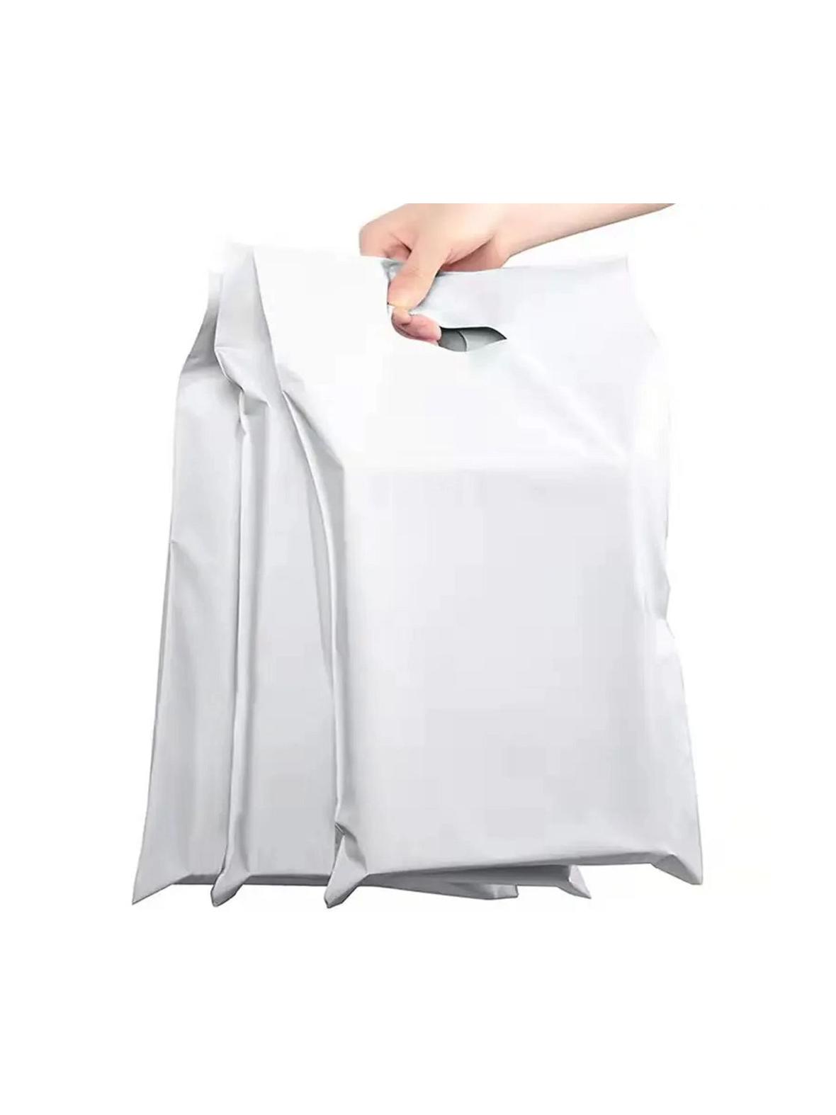 Foliopaki kurierskie z rączką 260 x 350 mm + 70 mm rączka RC088 50szt PAKIET białe