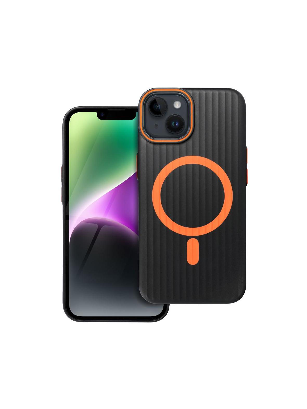 Futerał SIMPLY kompatybilny z MagSafe do IPHONE 14 tytan czarny