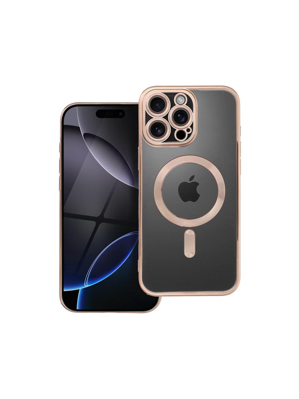 Futerał ELECTRO MAG COVER kompatybilny z MagSafe do IPHONE 16 Pro Max brązowy