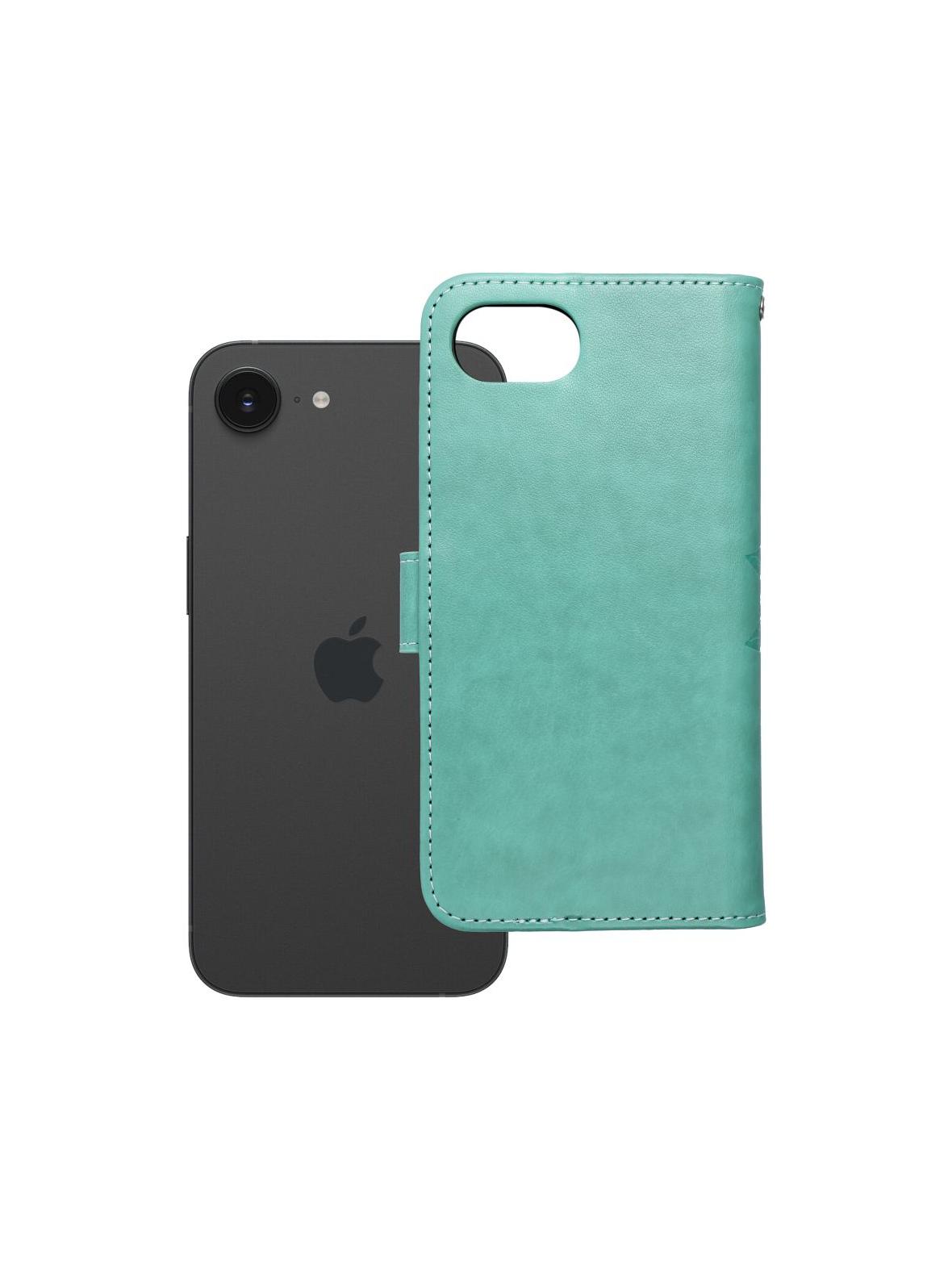 Kabura MEZZO Book do IPHONE 16e (SE 4 2025) mandala zielony