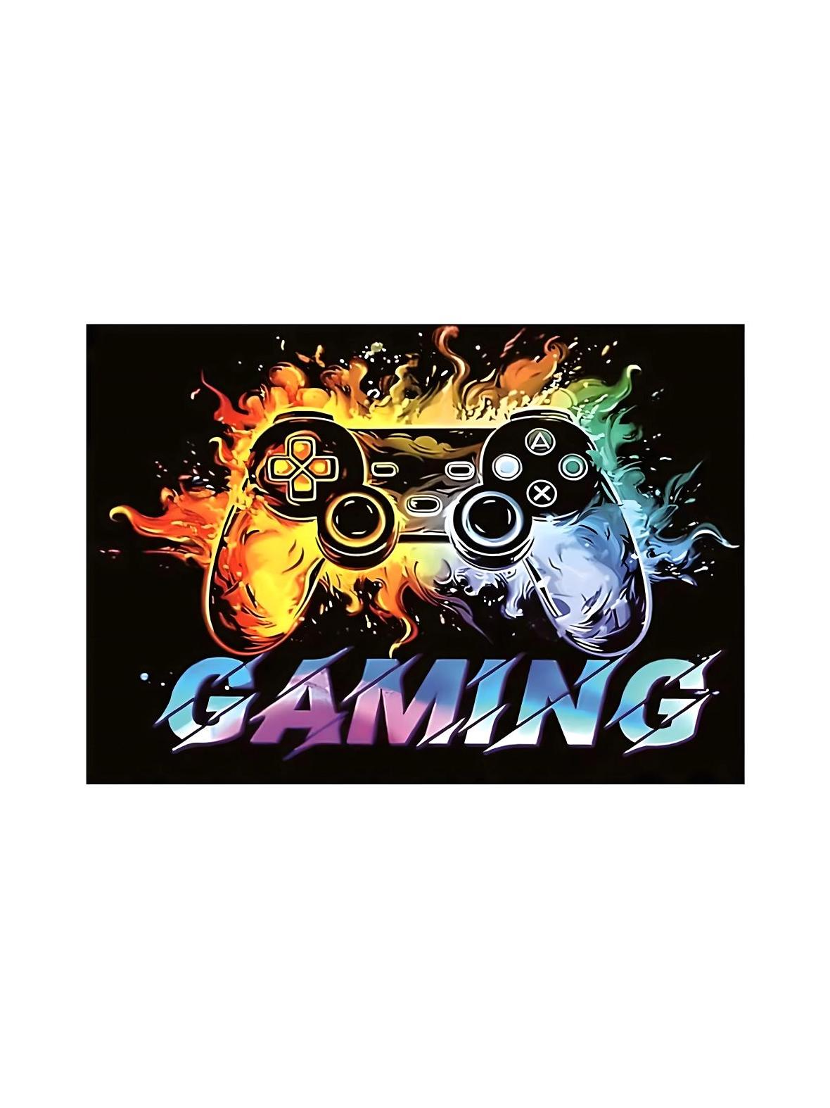 Mata ochronna pod krzesło wzór gamingowy 50 x 80 cm RC-K-1541