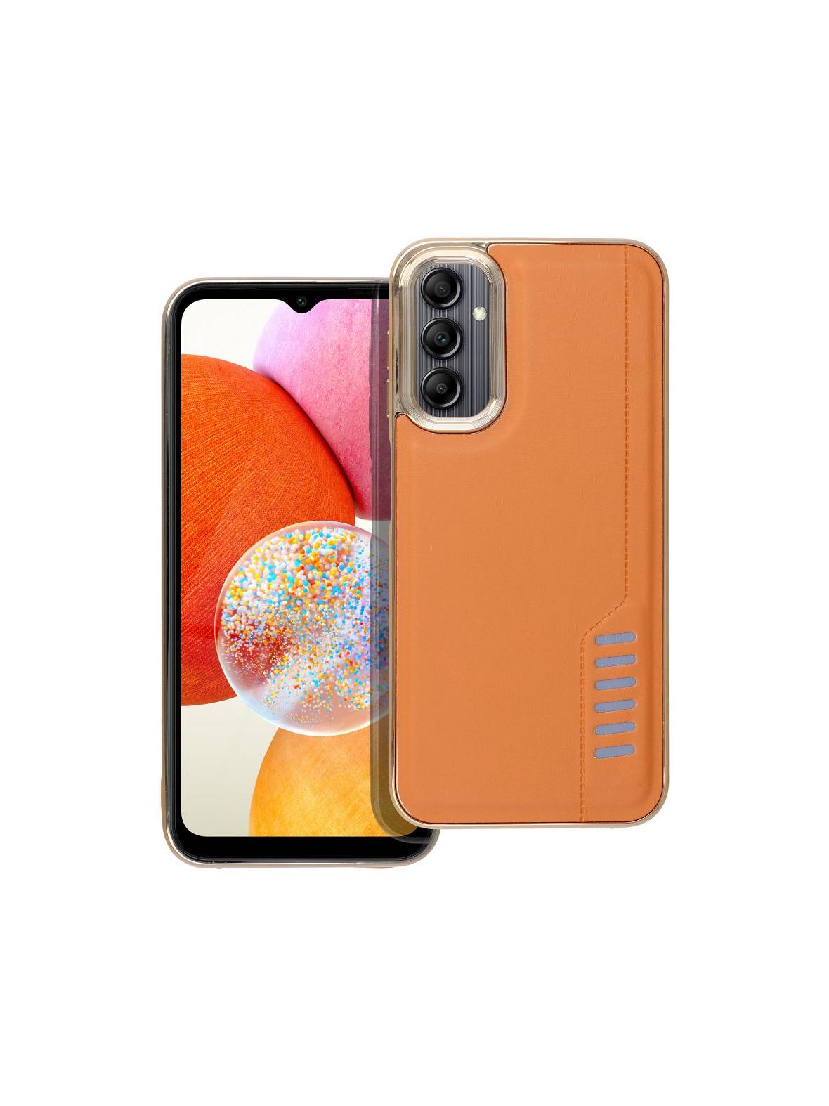 Futerał MILANO do SAMSUNG A14 4G / A14 5G  brązowy